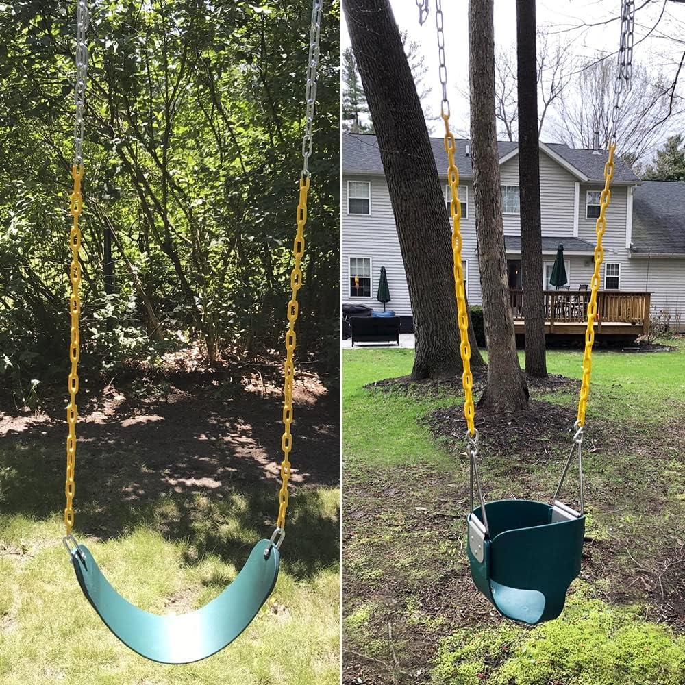 Asiento de columpio de cubo Take Me Away para niños - Verde