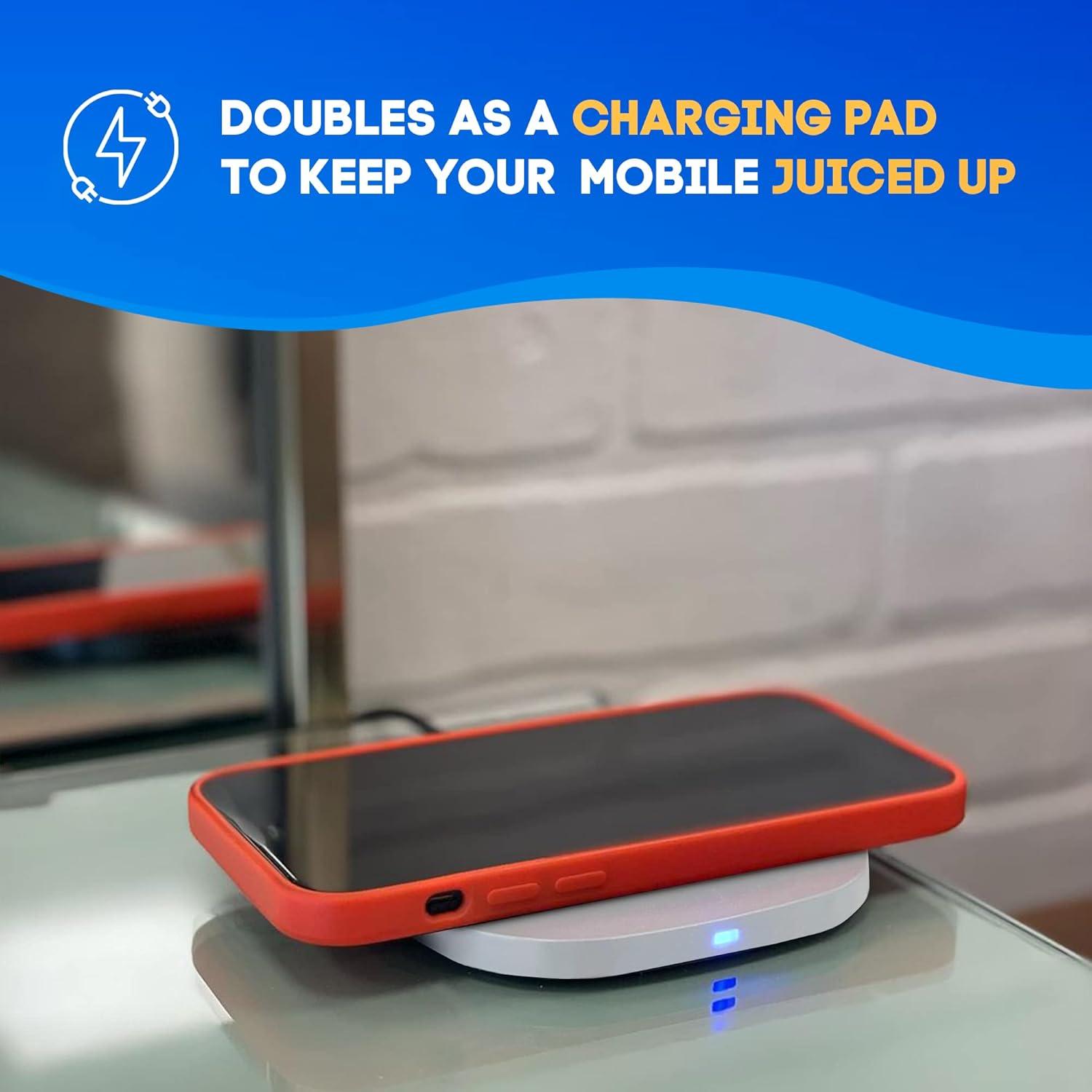 Taza Calentadora ZUGG Aislada 355ml con Cargador Qi Blanco