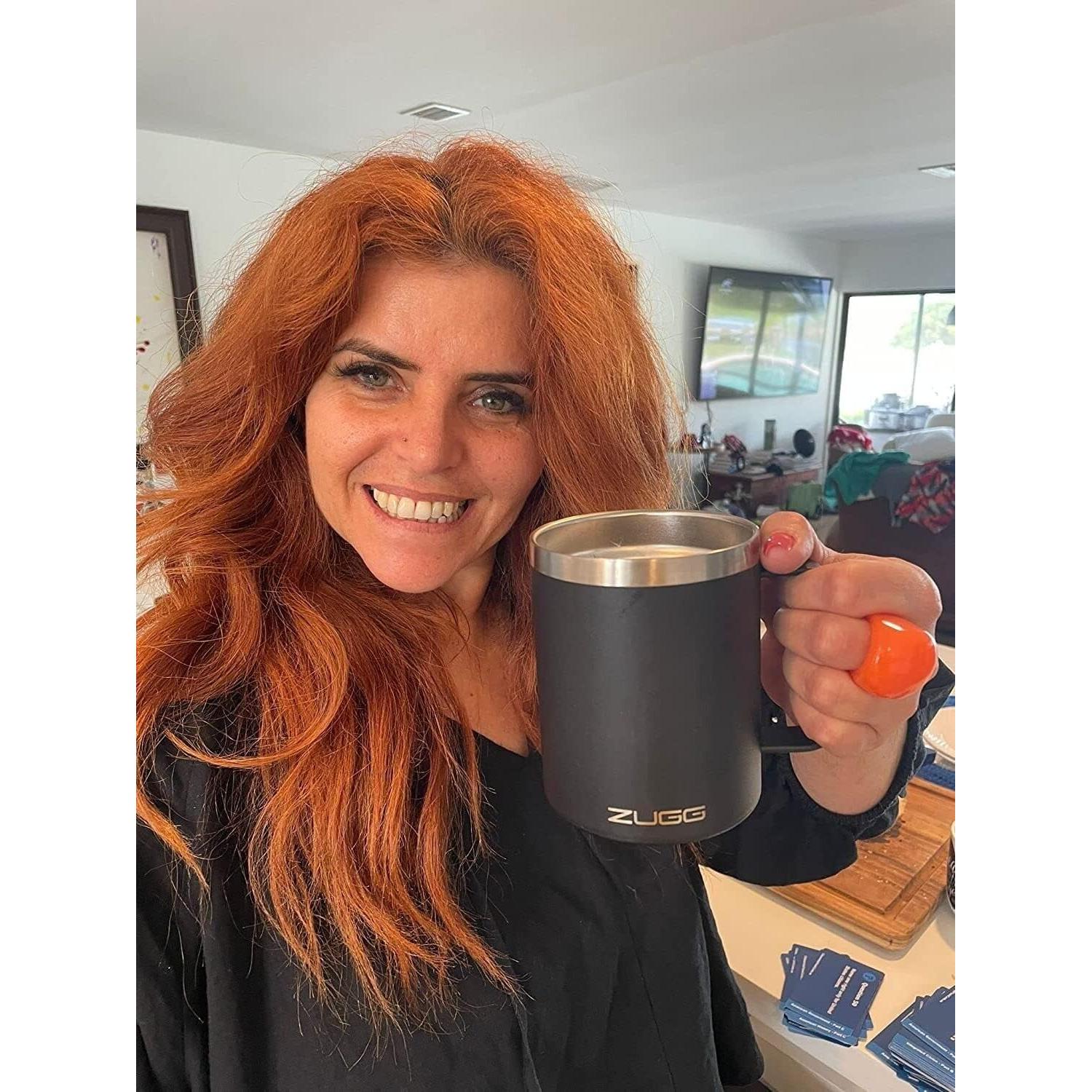 Taza Calentadora ZUGG Aislada 355ml con Cargador Qi Blanco