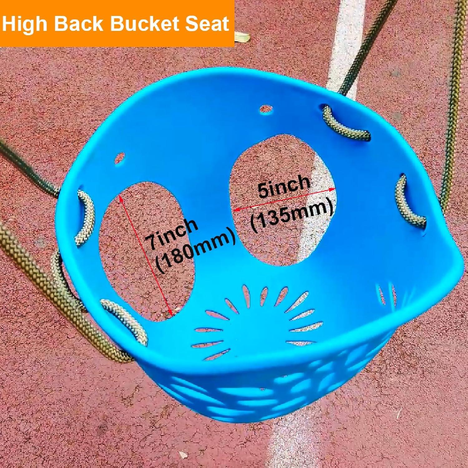 Juego de 2 Asientos de Columpio BeneLabel con Respaldo Alto
