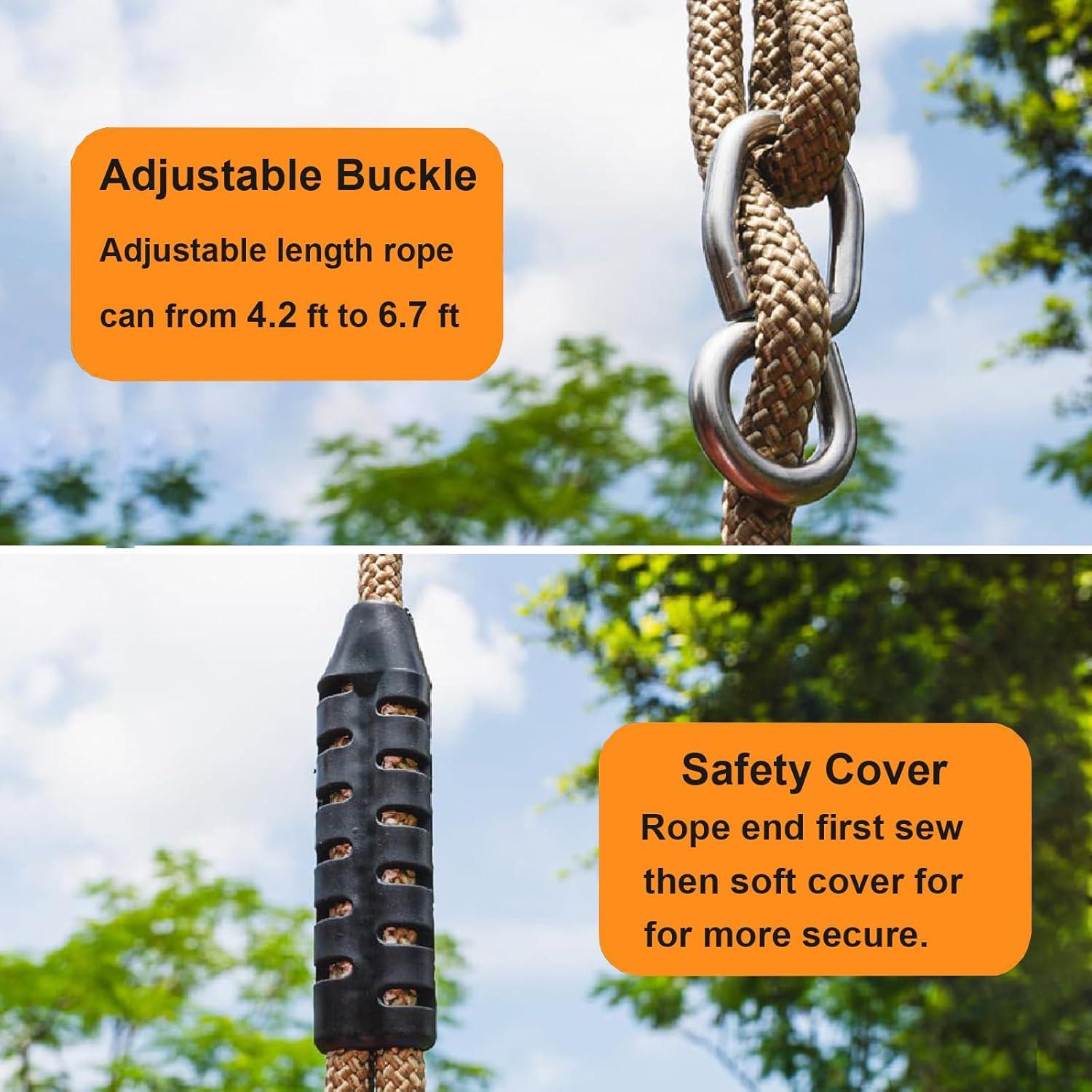 Juego de 2 Asientos de Columpio BeneLabel con Respaldo Alto