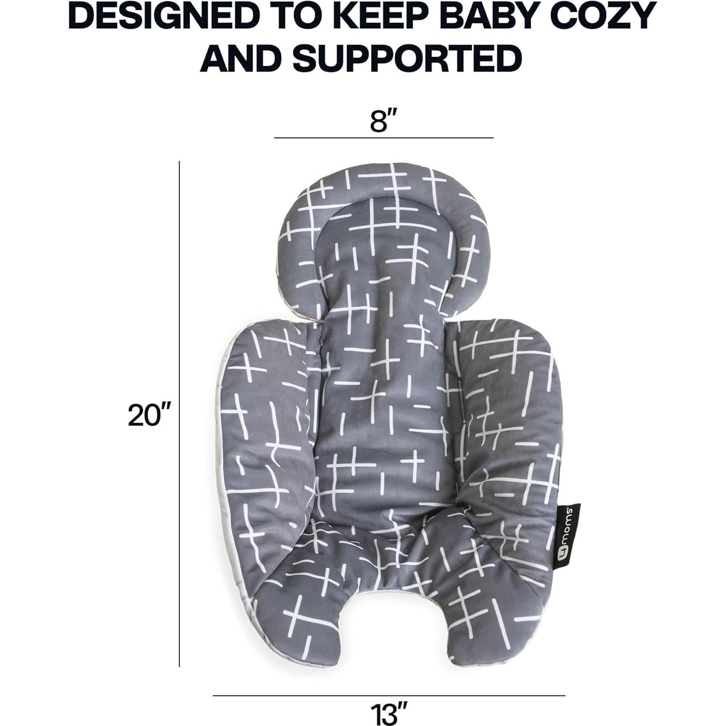 Inserto Reversible para Bebés 4moms - Tela de Felpa Gris