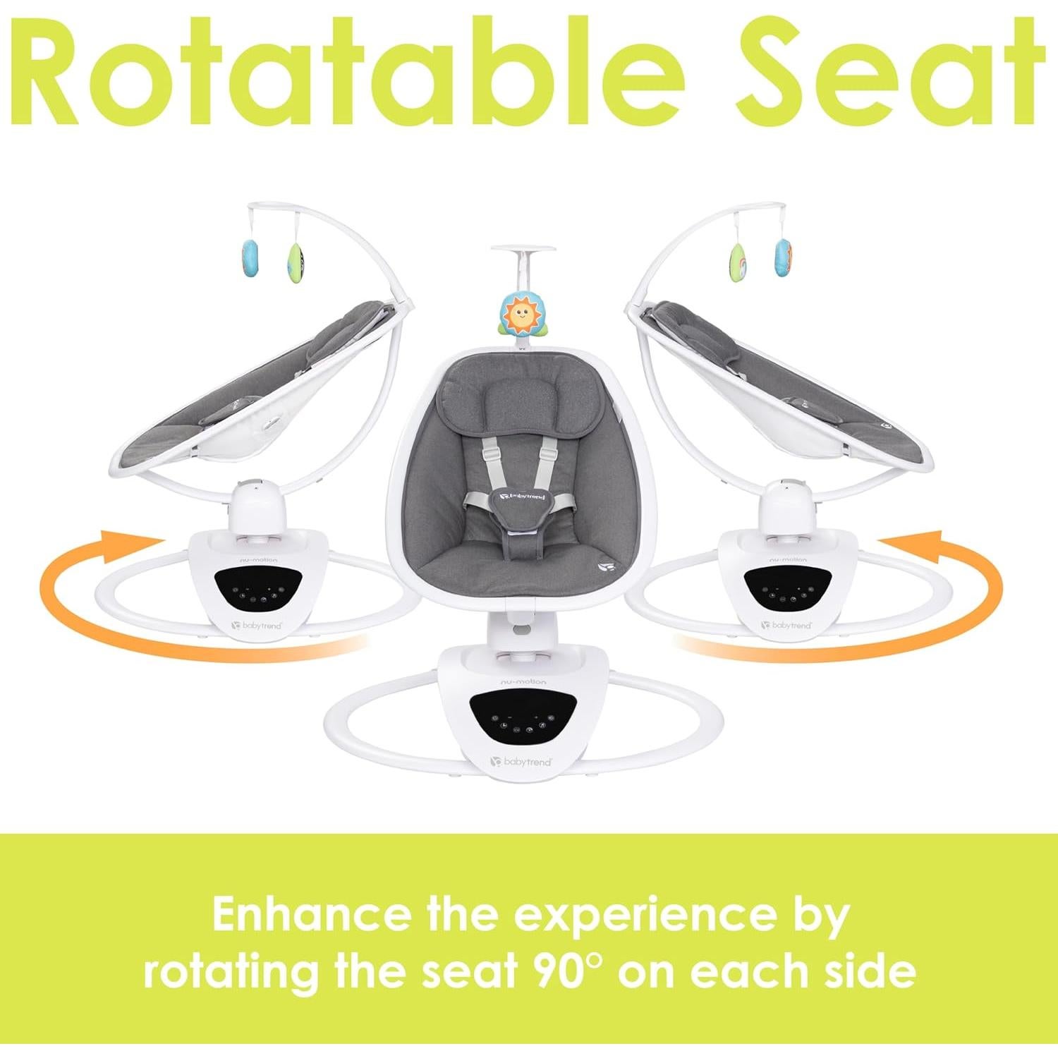 Columpio Baby Trend NuMotion Infinity 5 Modos Tan Dash