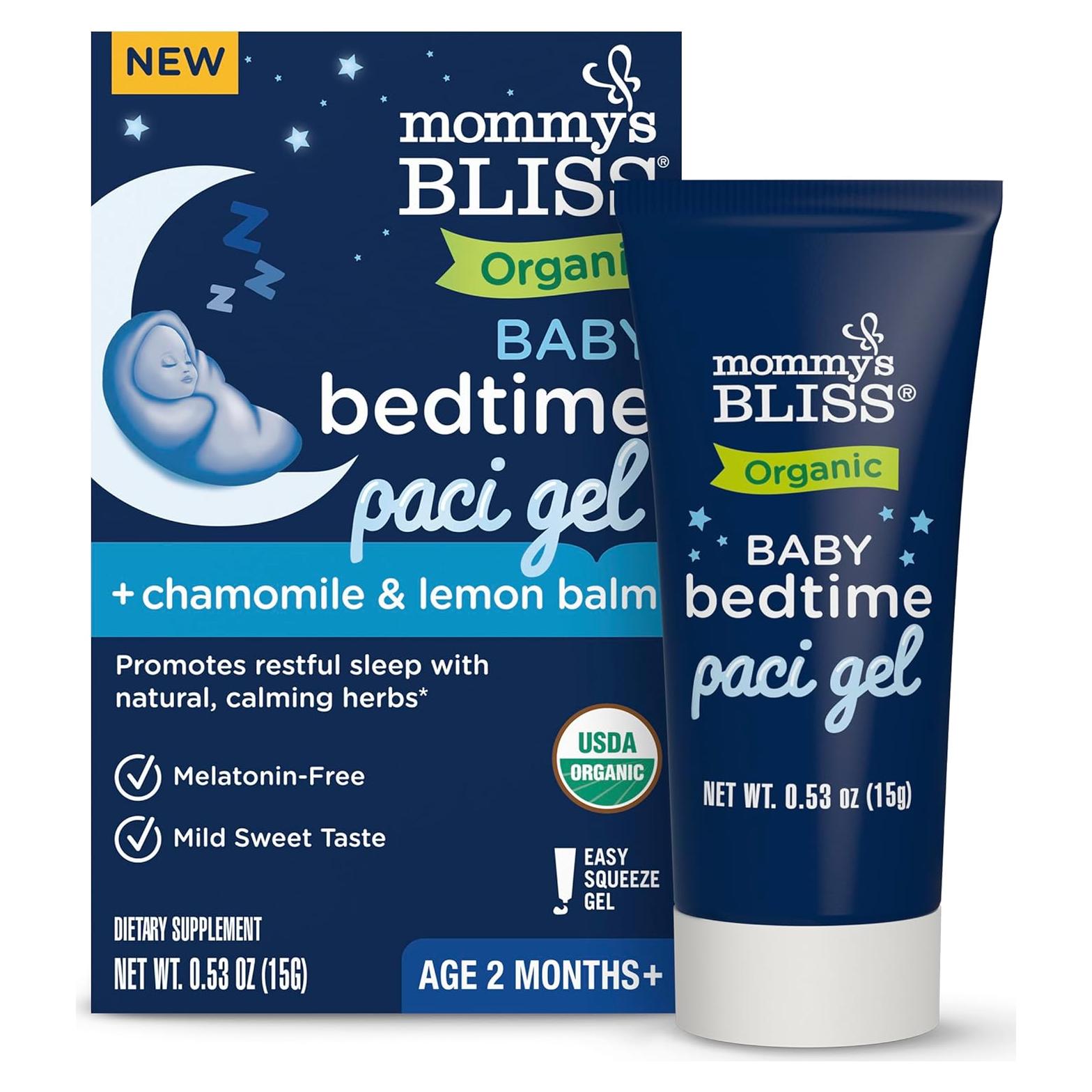 Gel Paci Orgánico para Bebés Mommy's Bliss 15.7 ml Sin Melatonina