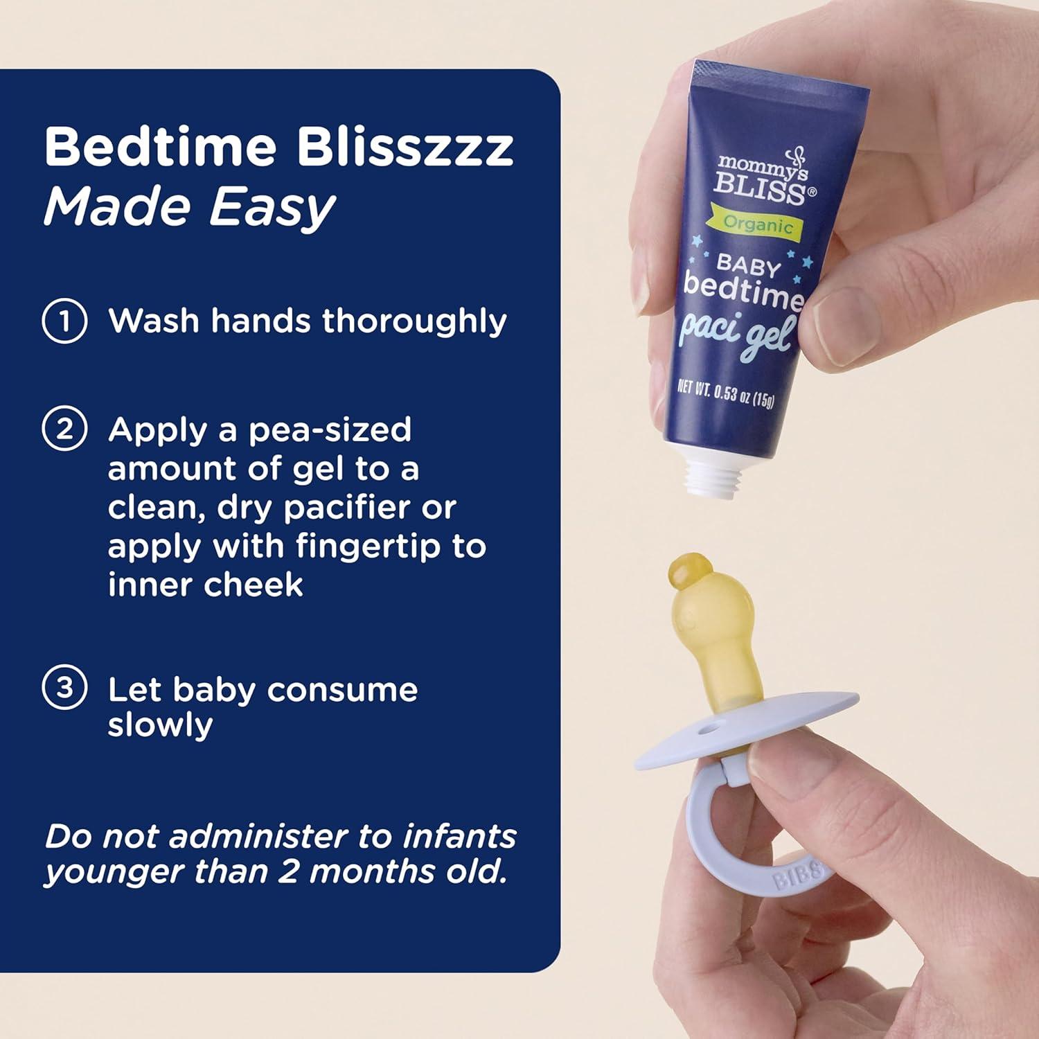 Gel Paci Orgánico para Bebés Mommy's Bliss 15.7 ml Sin Melatonina