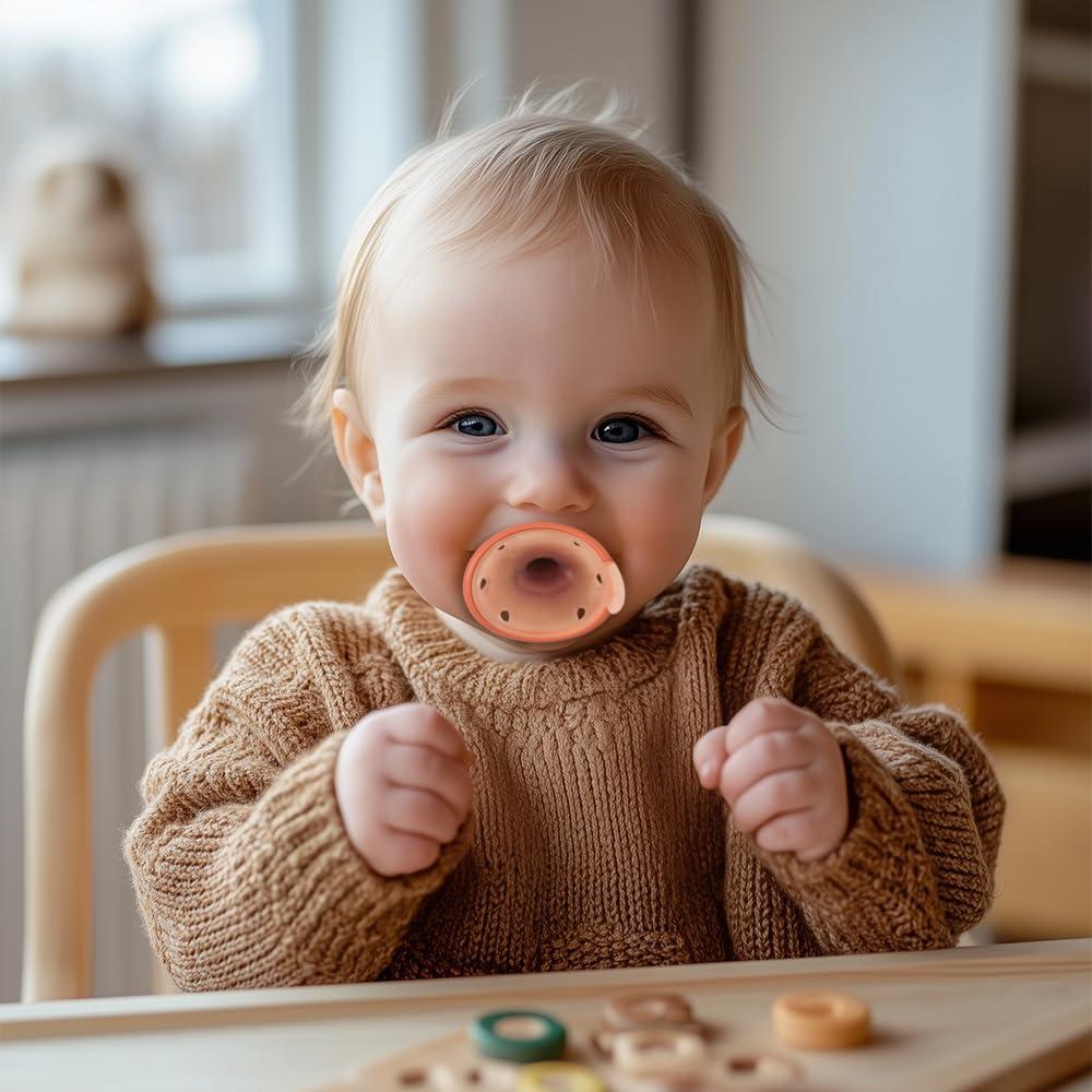 Chupetes de Silicona Suave Garkoko para Bebés 0-6 Meses