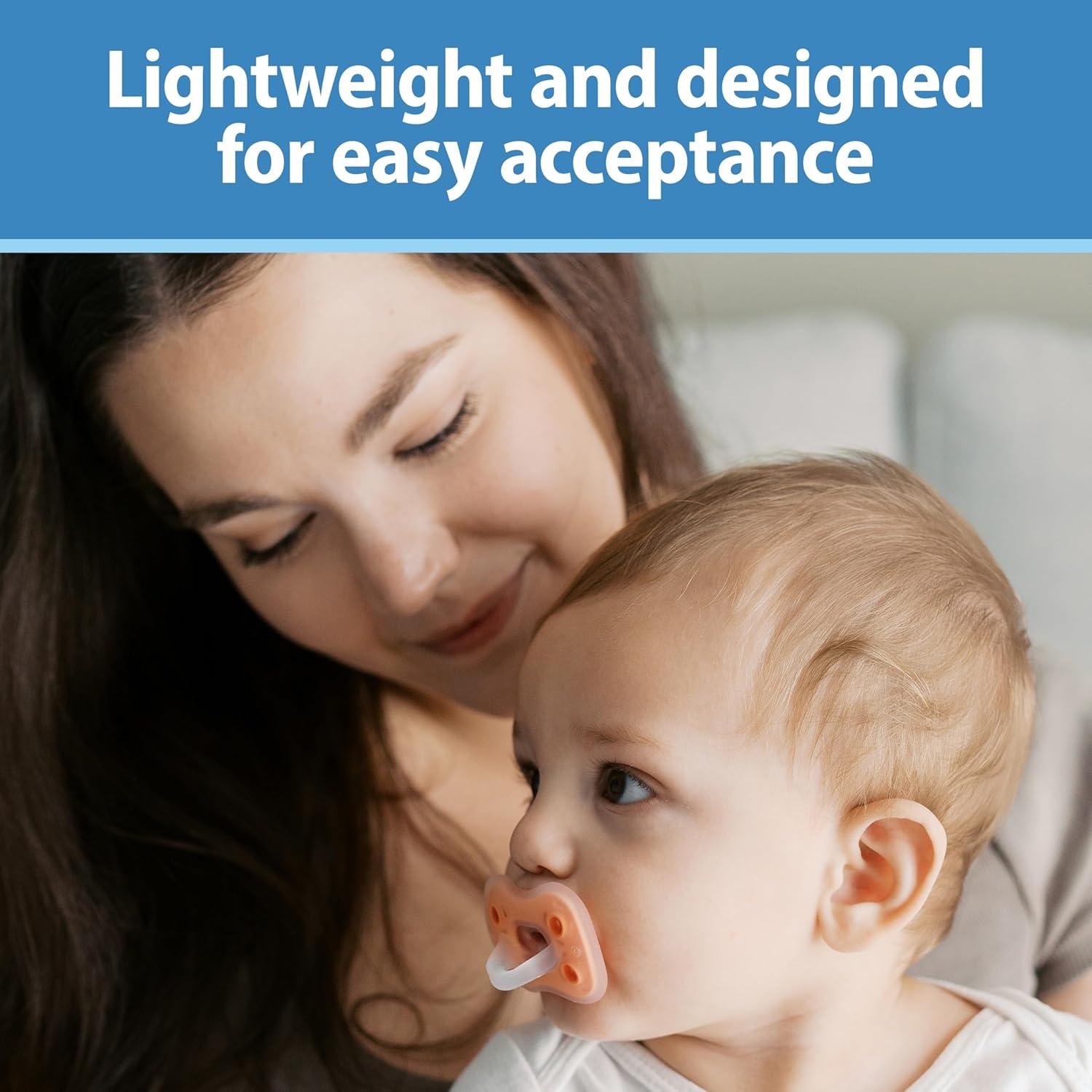 Chupete de Silicona Dr. Brown's Advantage 6-18m Paquete de 3