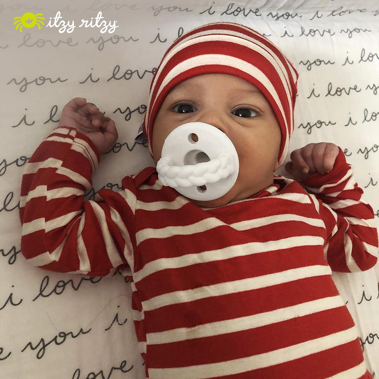 Chupetes de Silicona Itzy Ritzy Set de 3 para Recién Nacidos