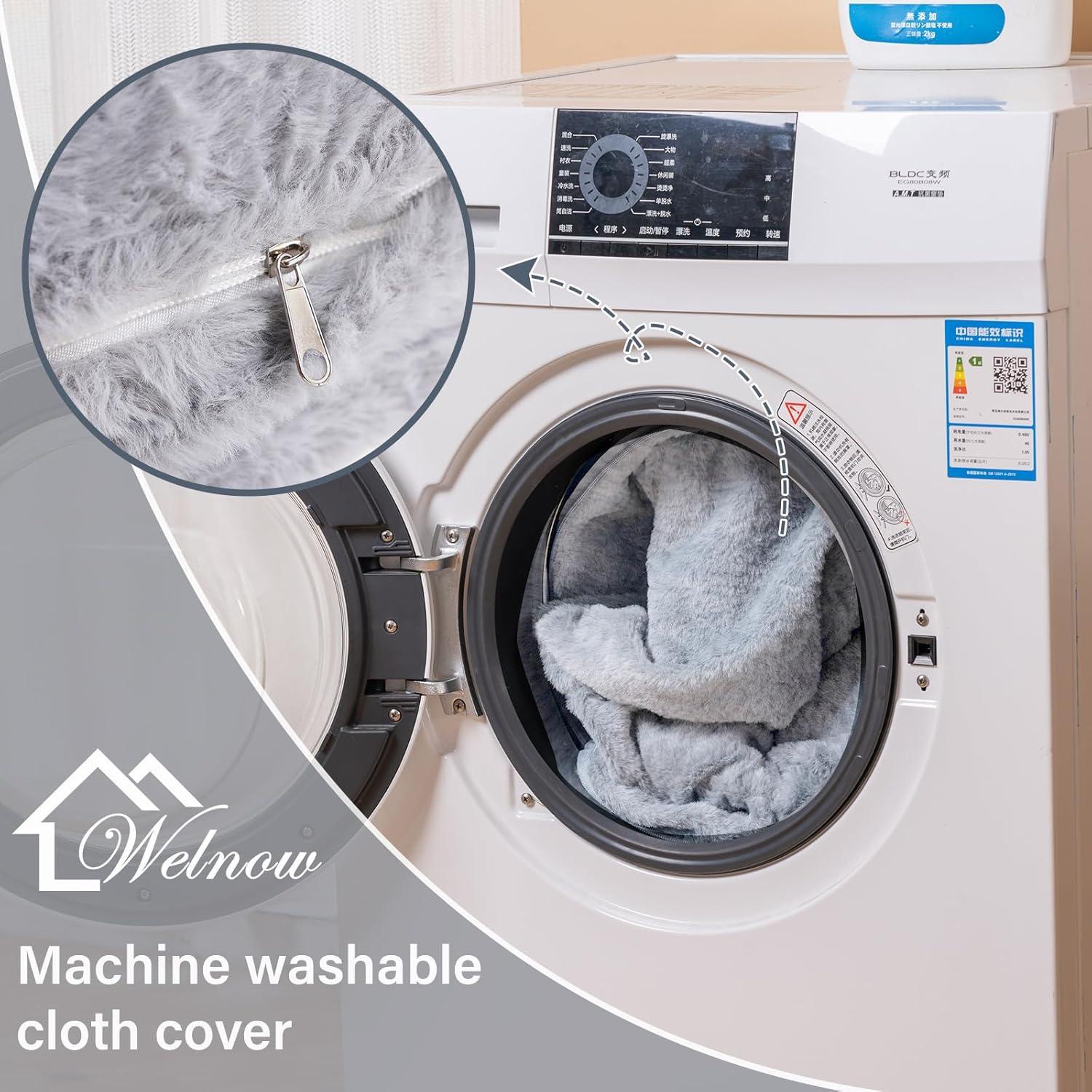 Cama Plegable 3-en-1 Welnow para Niños, Sofá Convertible Gris