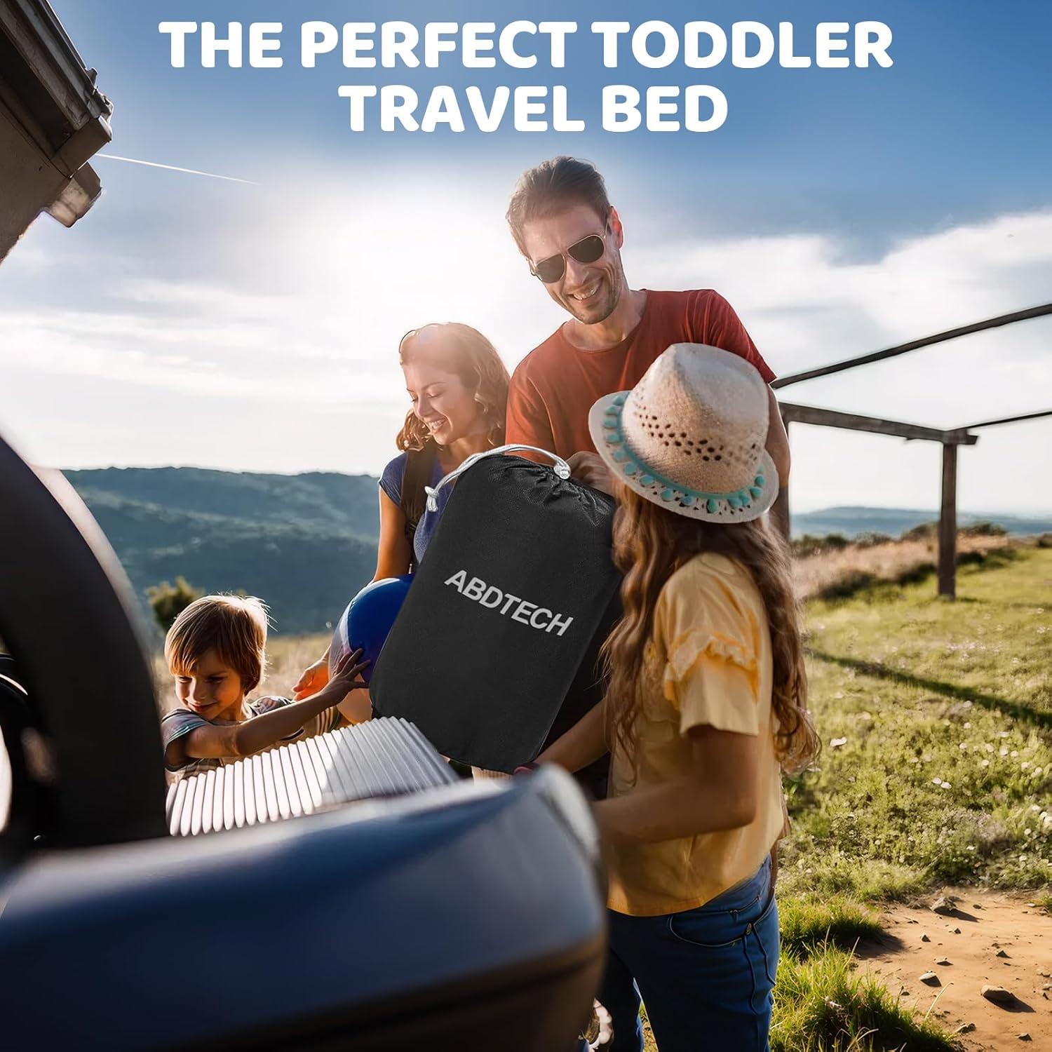 Cama de viaje inflable Abdtech para niños - 162.9x113 cm