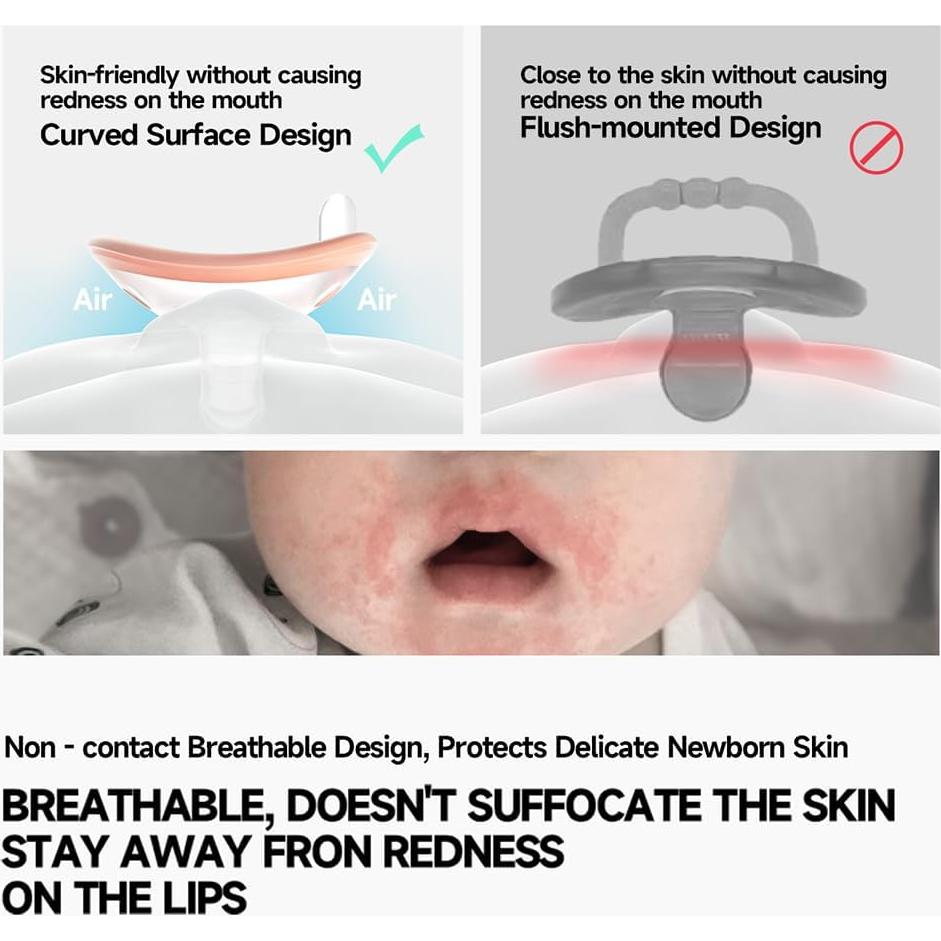 Chupete de Silicona Garkoko para Bebés 1-6 Meses Sin BPA