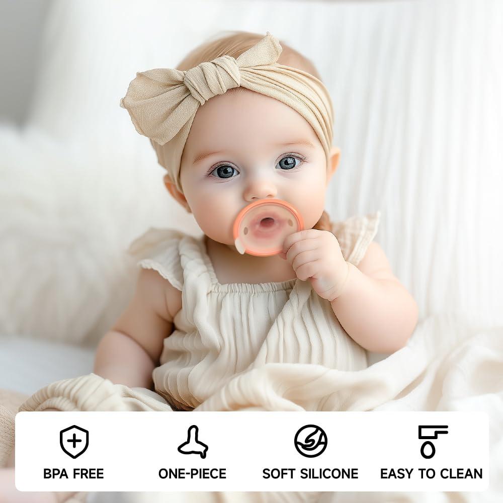 Chupete de Silicona Garkoko para Bebés 1-6 Meses Sin BPA