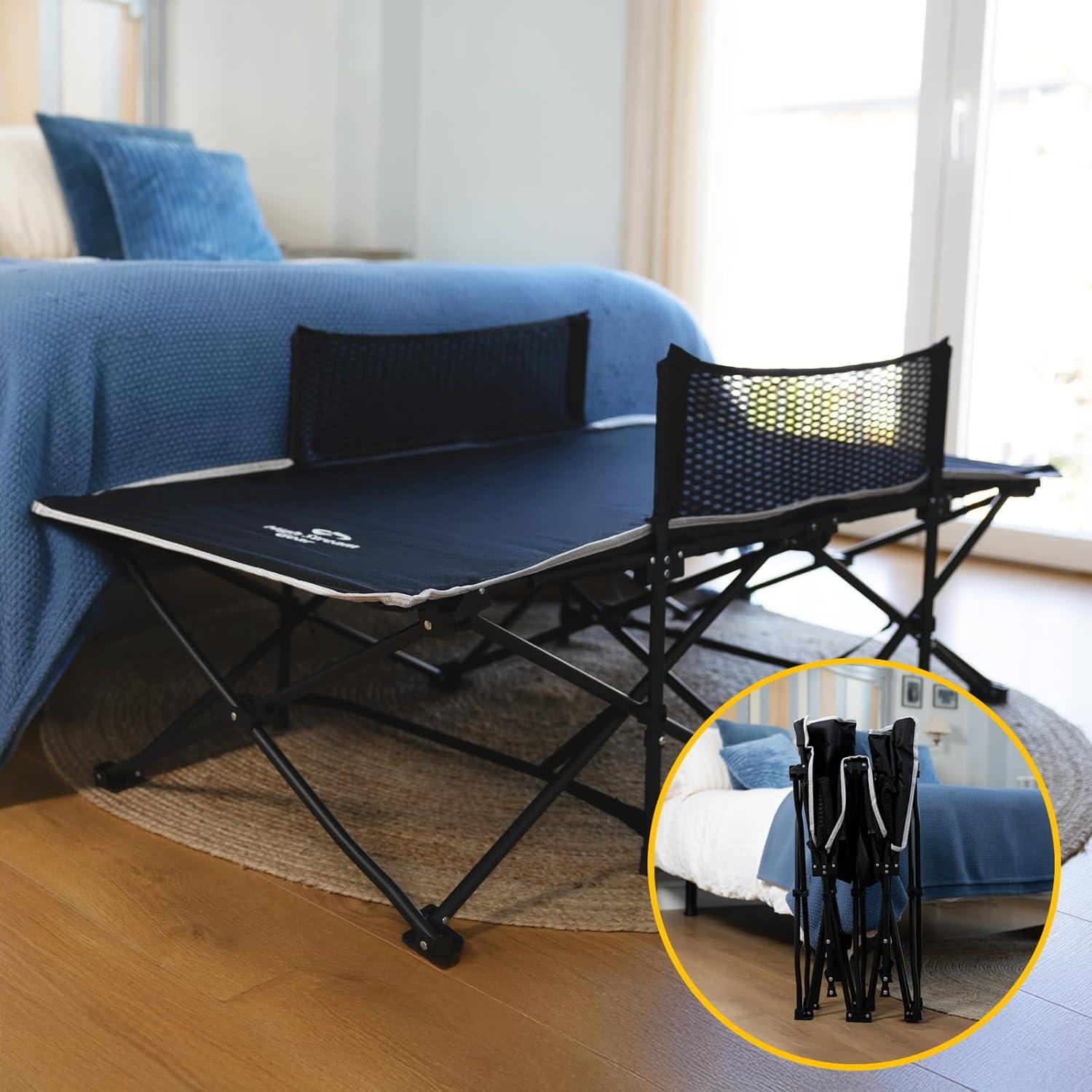 Cama Plegable para Niños High Stream Gear Azul 142x64 cm