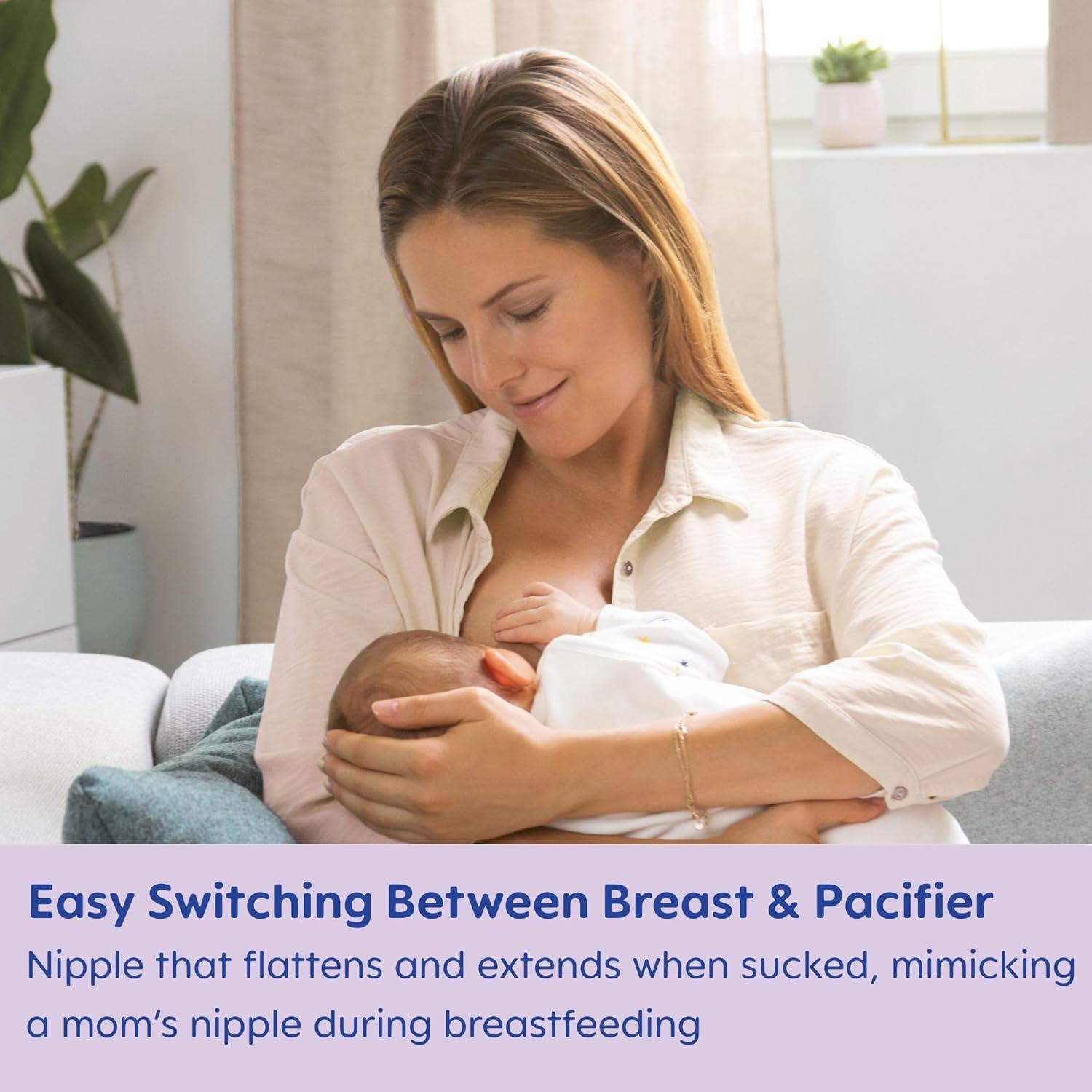 Chupete MAM Perfecto de Noche 0-6 Meses, Brilla en Oscuridad, 2 Unidades