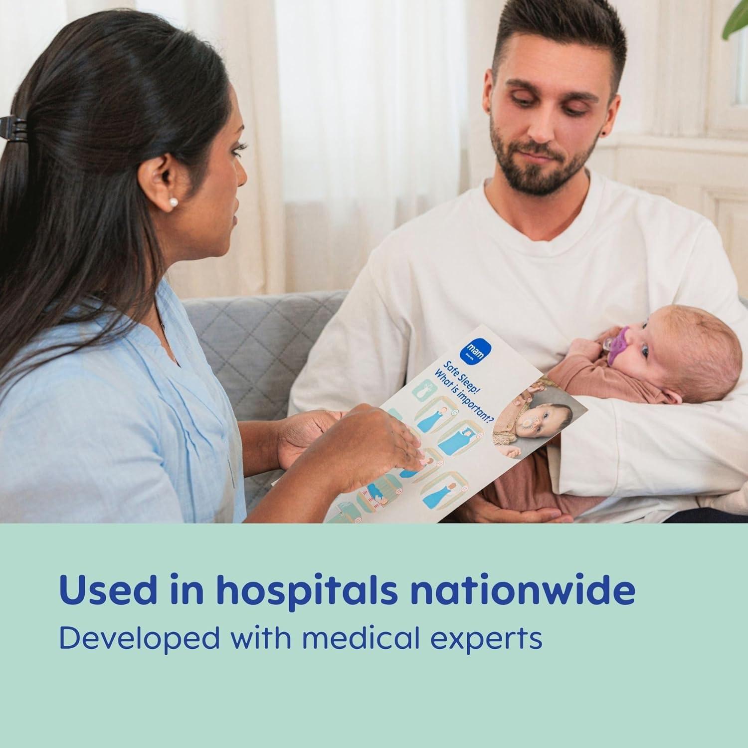 Chupetes MAM Comfort de Silicona para Bebés 0-3 Meses - 4 Piezas