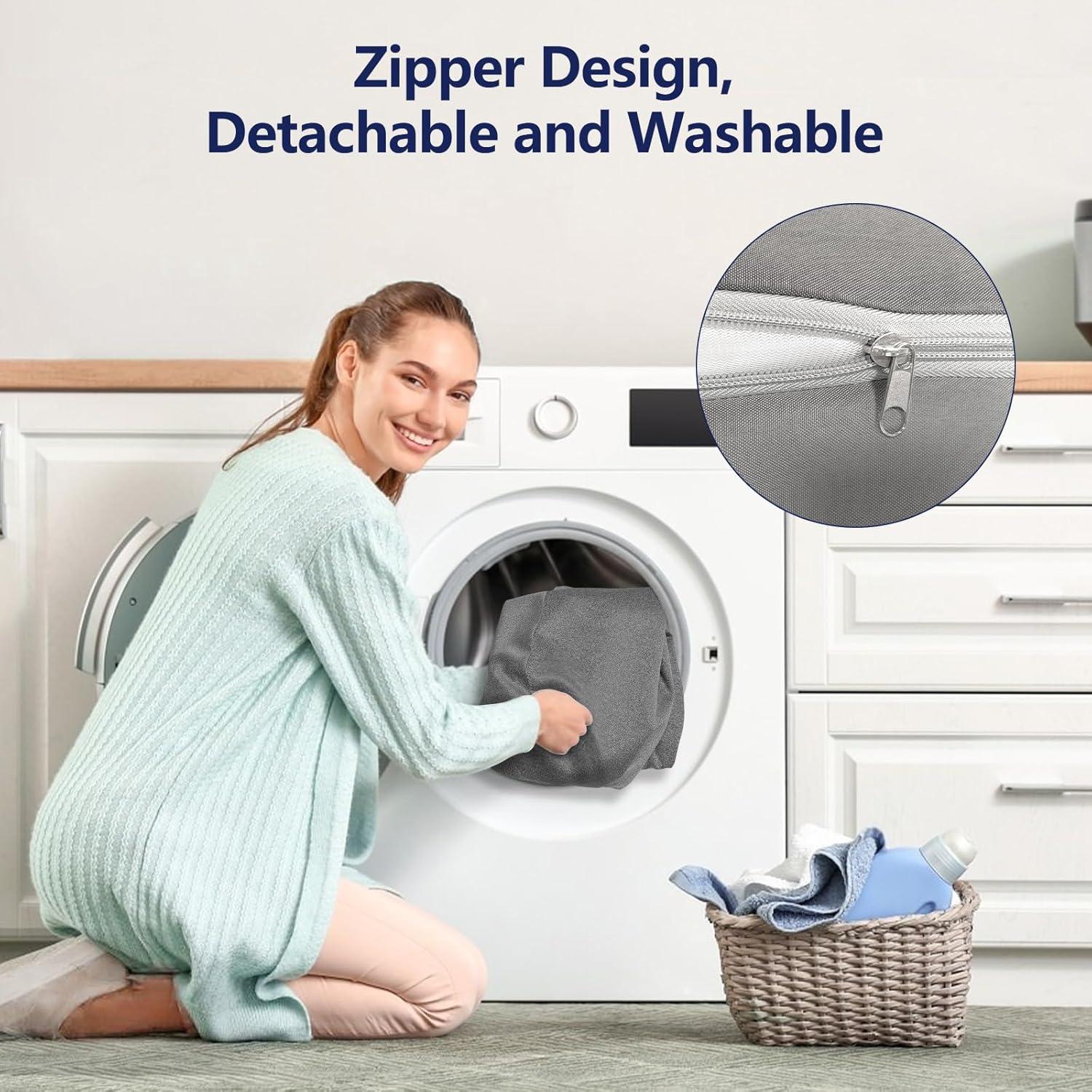 Cama de Viaje para Niños Derson 2 en 1 Plegable Gris