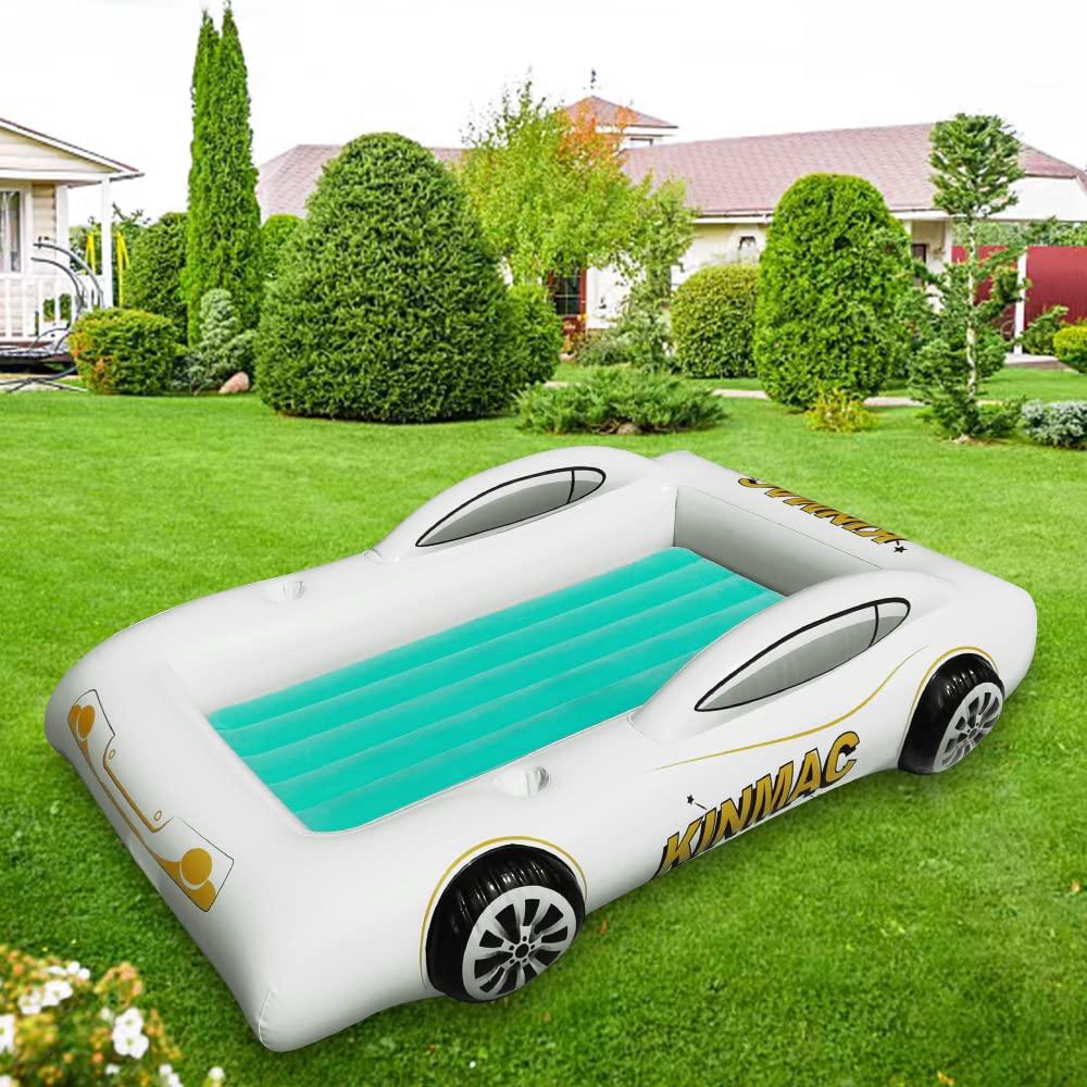 Cama de Viaje Inflable KINMAC para Niños Pequeños Verde