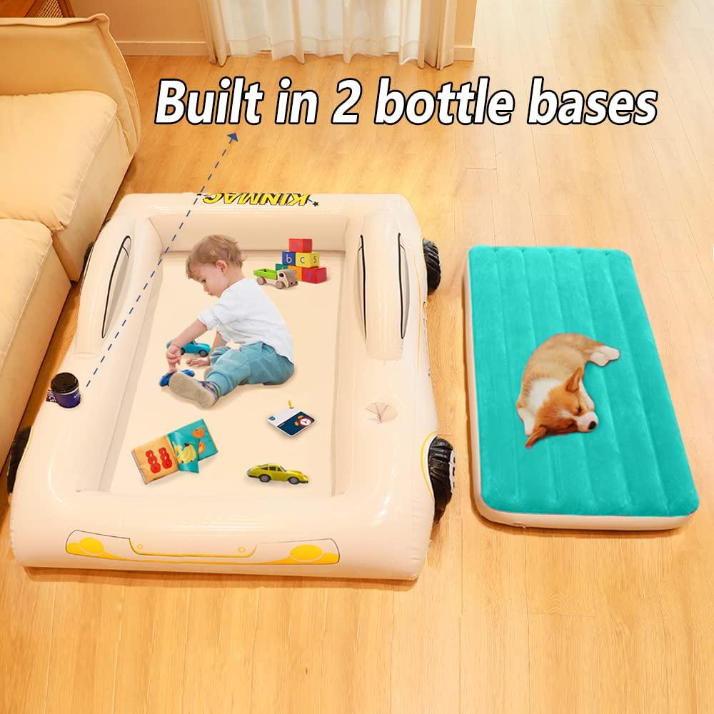 Cama de Viaje Inflable KINMAC para Niños Pequeños Verde