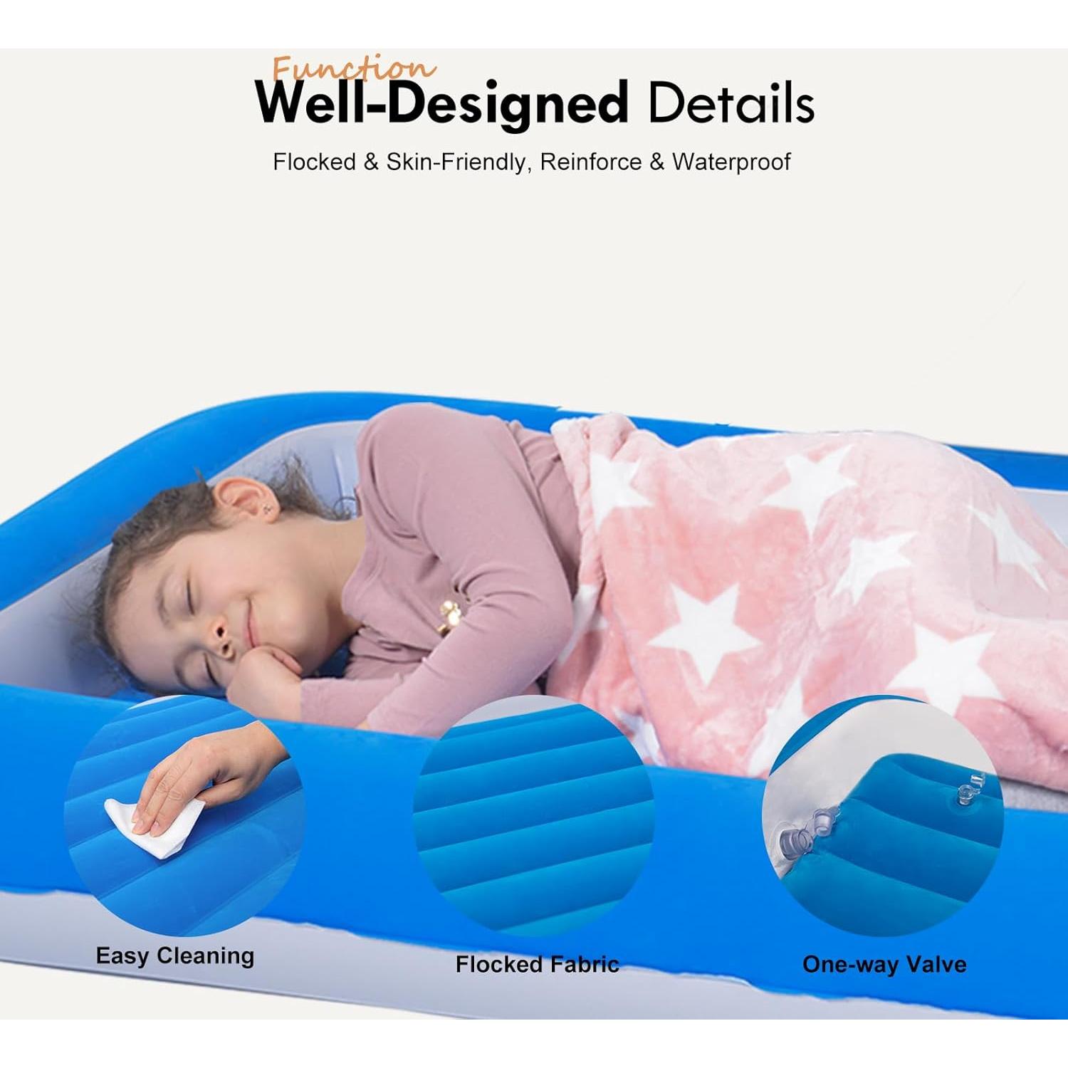 Colchón Inflable para Niños RAPTAVIS 152x89 cm Aterciopelado