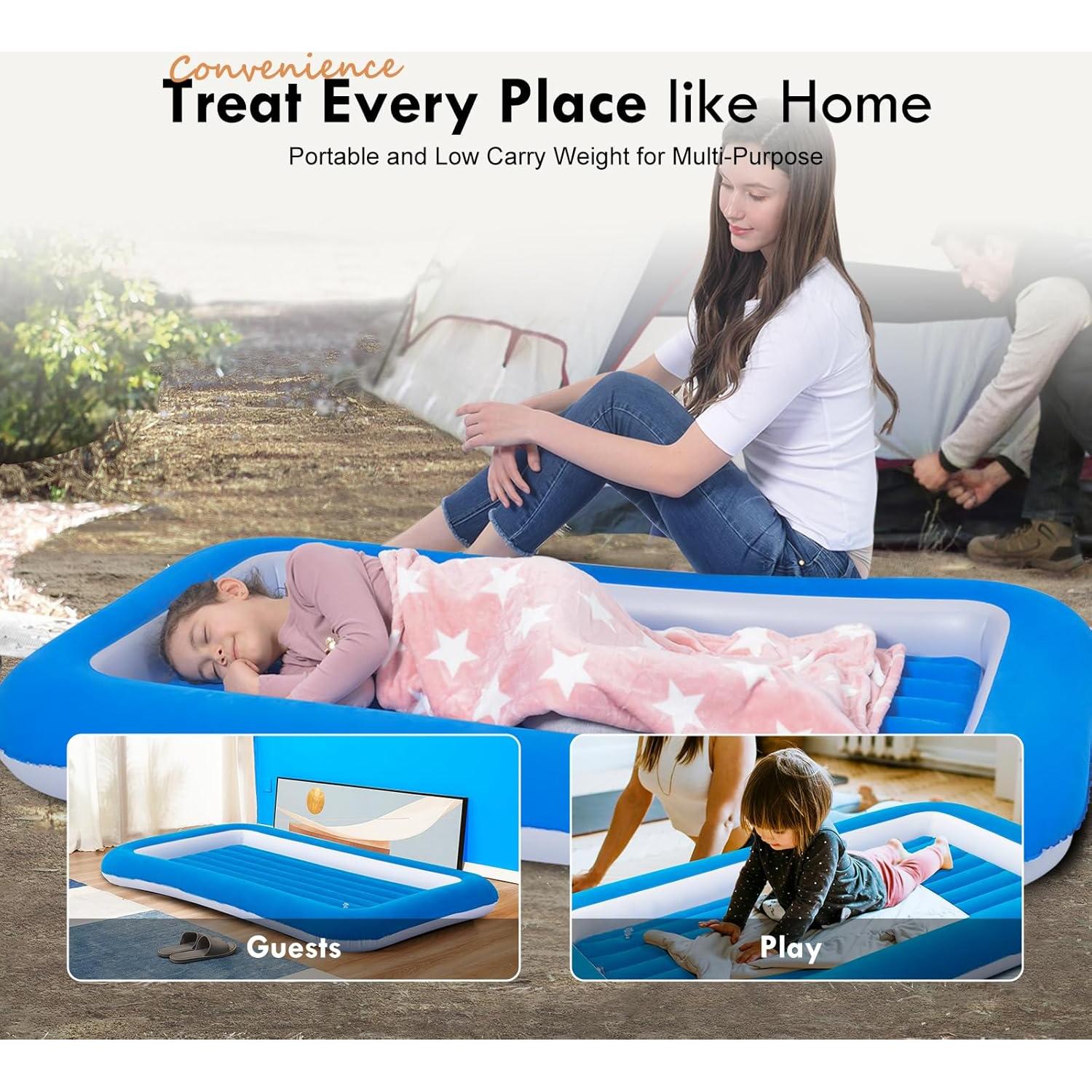 Colchón Inflable para Niños RAPTAVIS 152x89 cm Aterciopelado