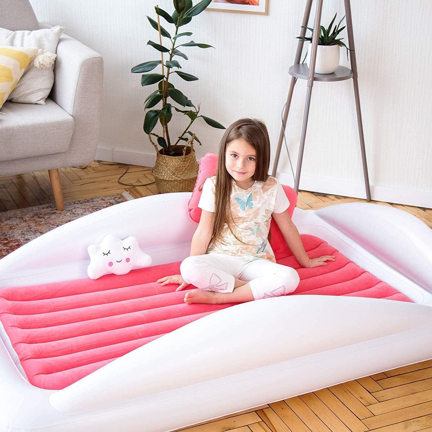 Cama de viaje inflable Sleepah SL101 para niños - Coral