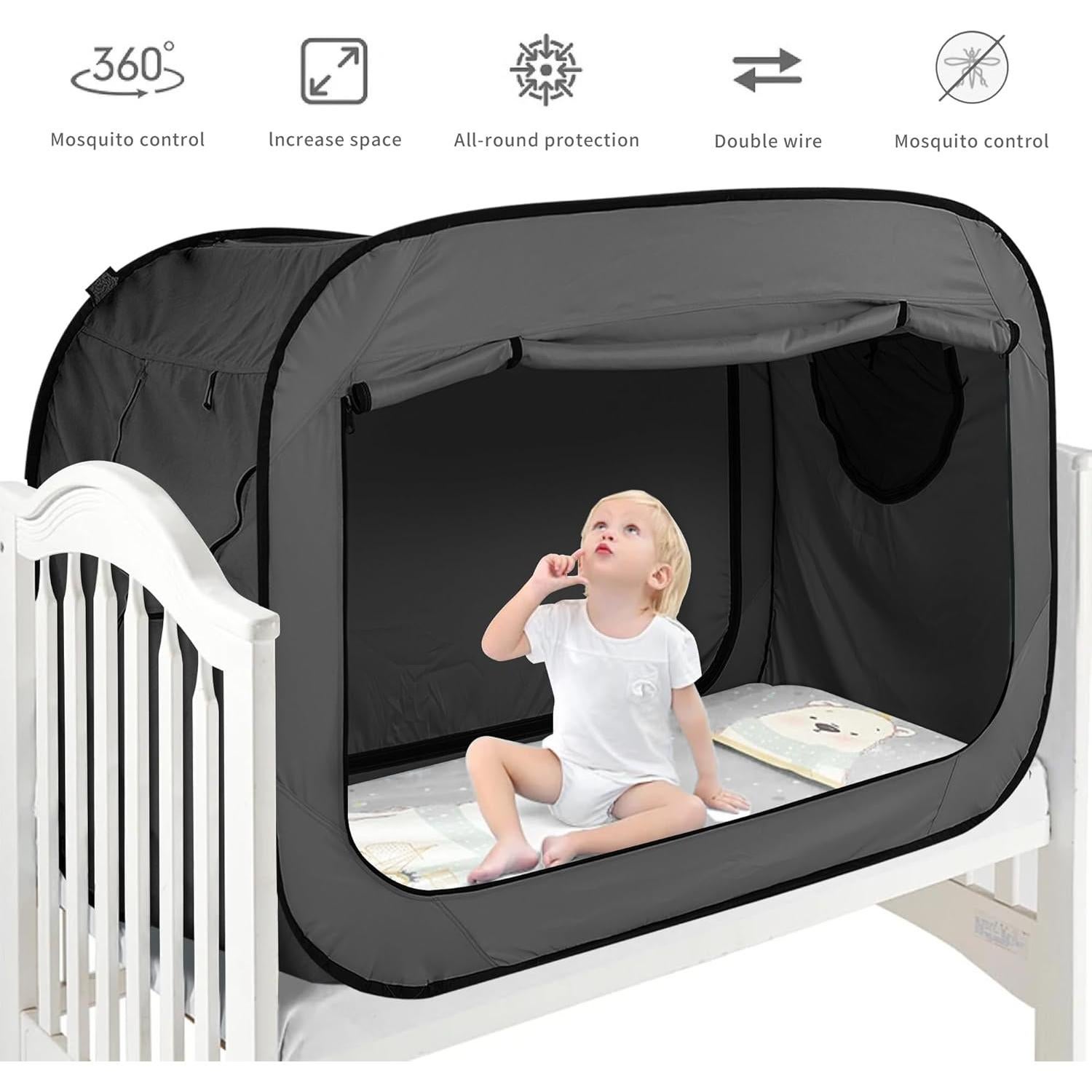 Tienda de Cama para Bebés Porayhut Pop Up 134.6x68.6cm