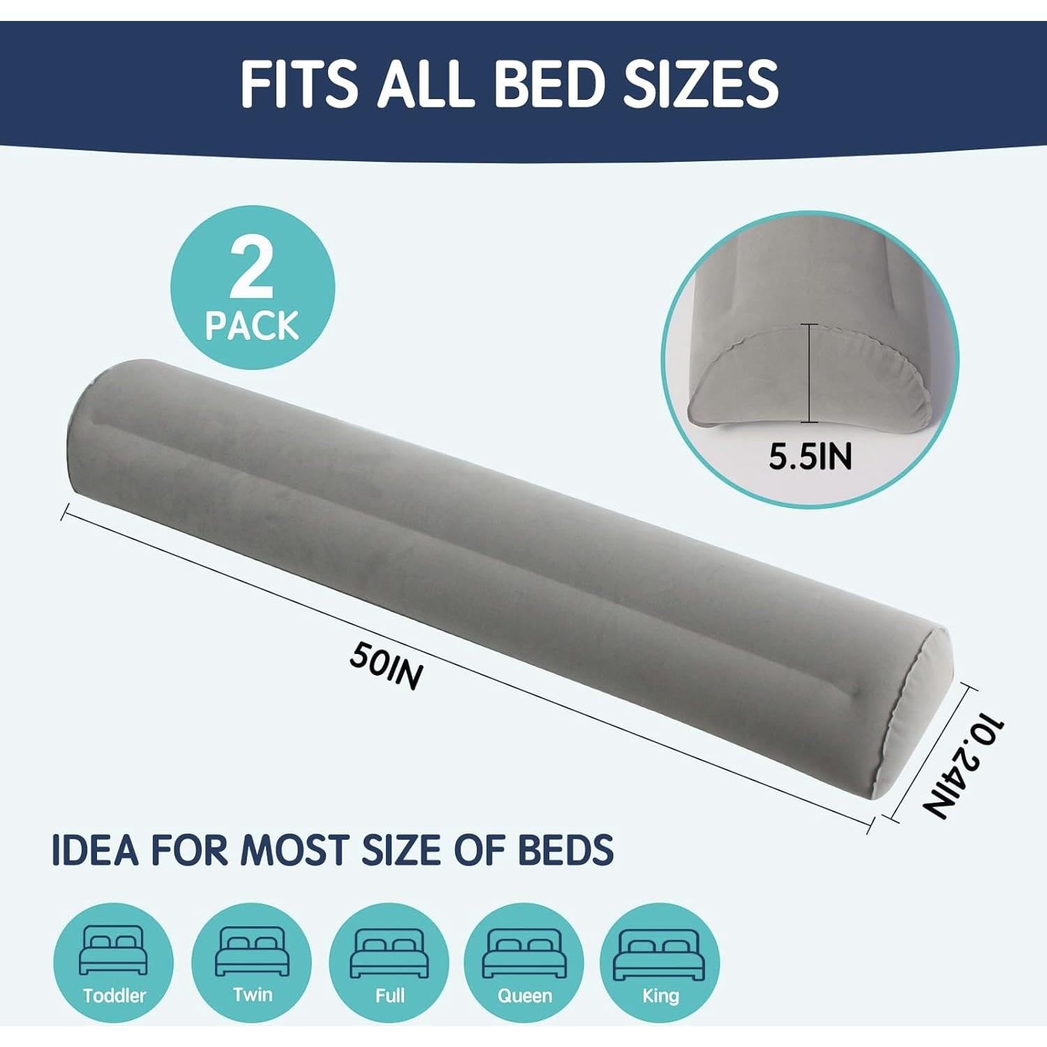 Barandillas de Cama Inflables Toggloo 127x25.4 cm para Niños