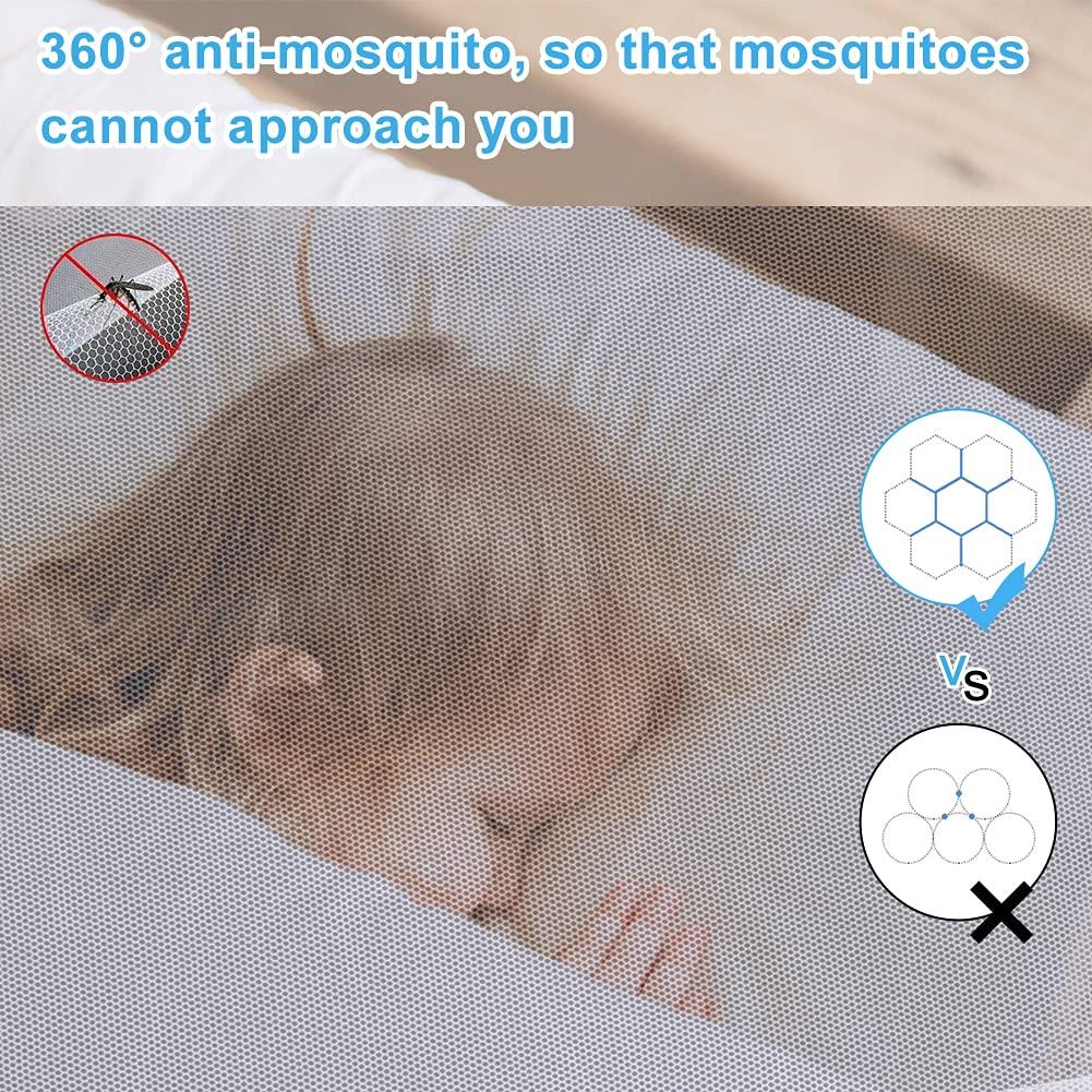 Tienda de Mosquito Pop-Up AMMER 200x180x150 cm Plegable Azul