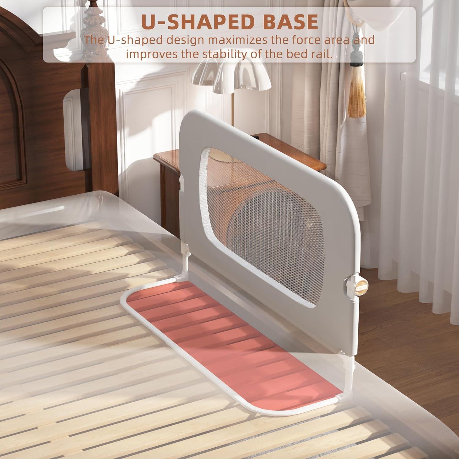 Barra de Cama FigTime para Niños 81 cm Ajustable y Plegable