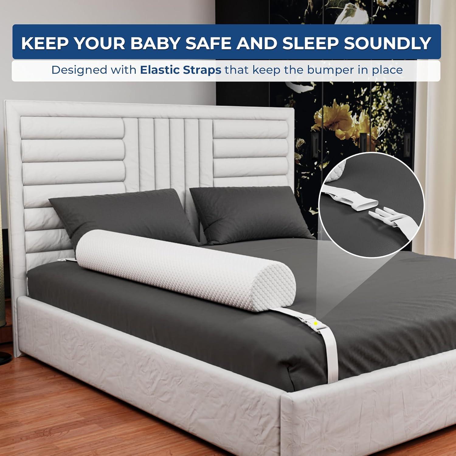 Bumper de Cama Peekabi para Niños 132x13 cm Ajustable