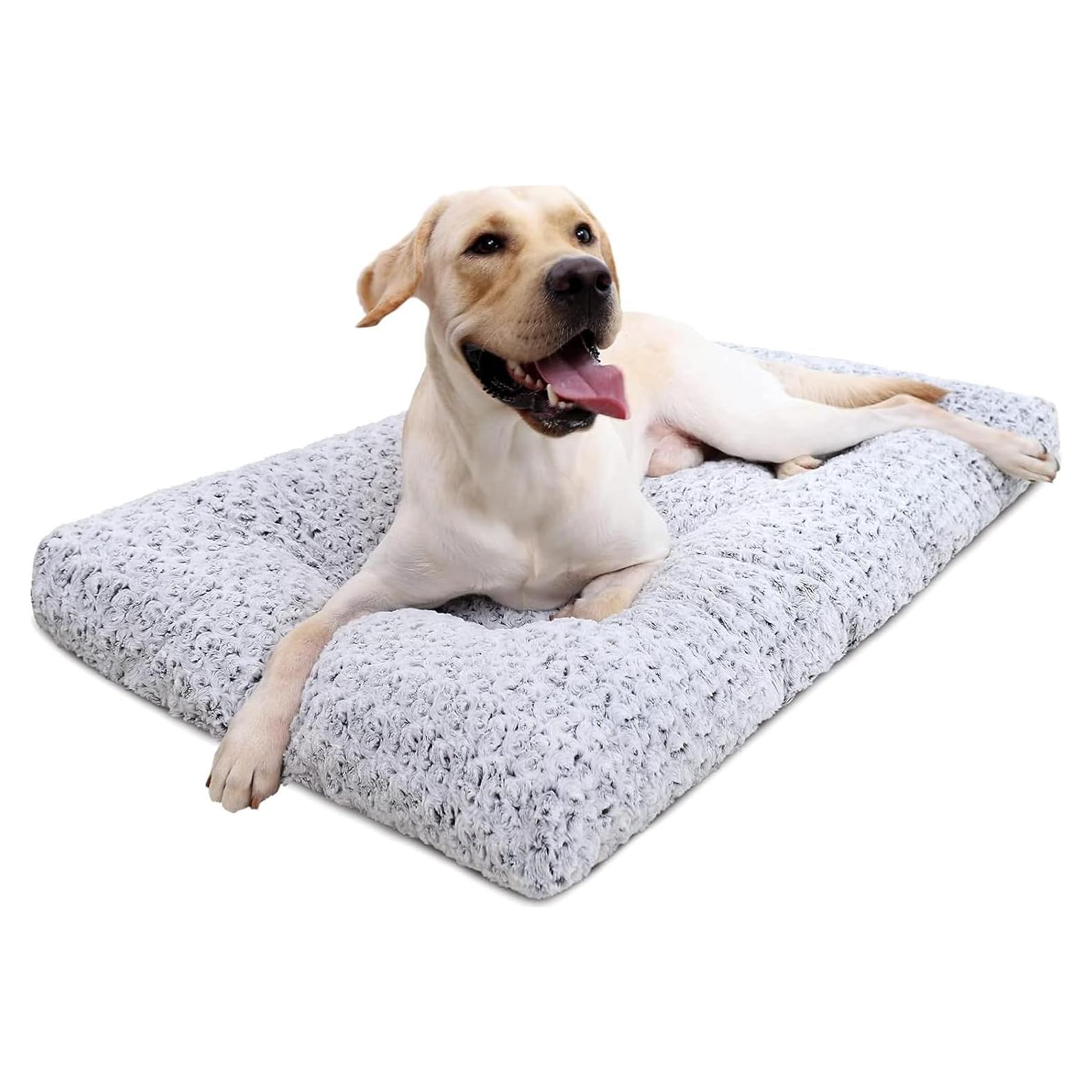 Cama para Perros Lavable KSIIA Deluxe 88.9x58.4cm Gris