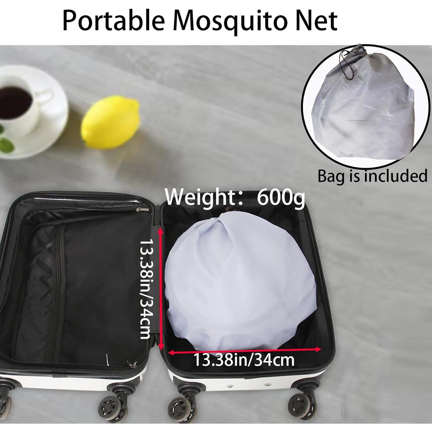 Red de Mosquitos Plegable CMINGJ Grande con Cremallera Lateral