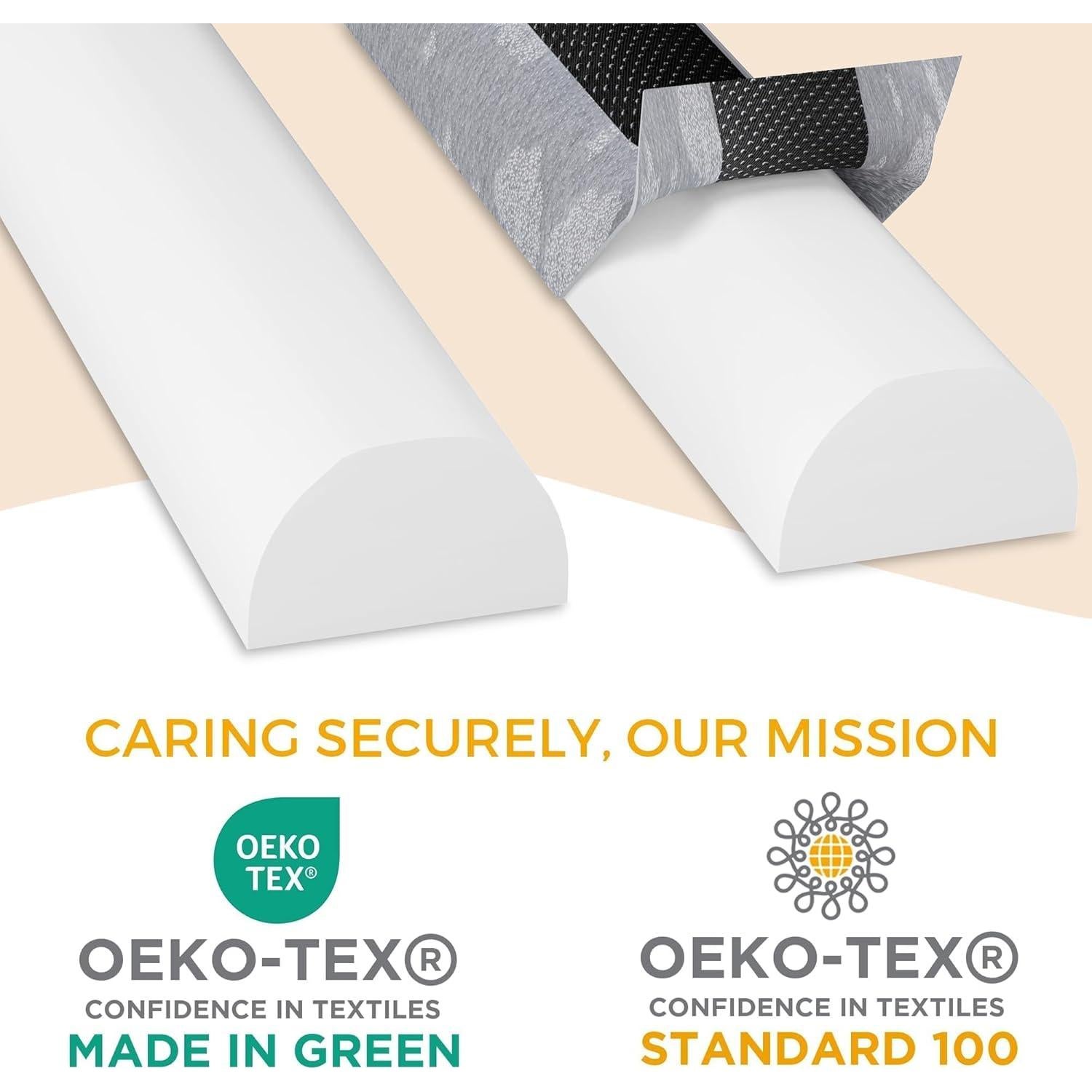 Protector de Cama Plegable Kohentact - Barandilla Antideslizante 132x17.8cm