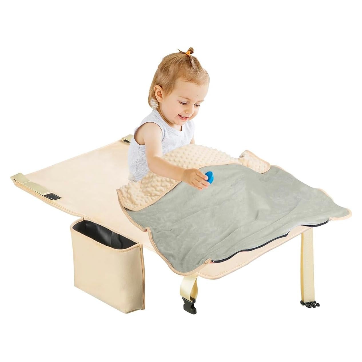 Cama de avión para niños Trekbabe con manta desmontable 80x45cm