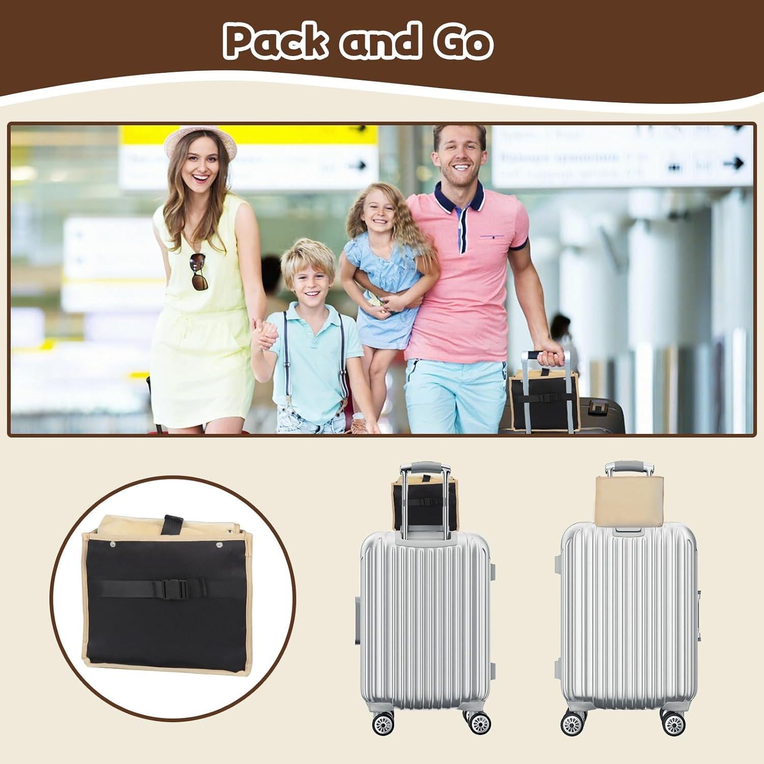 Cama de avión para niños Trekbabe con manta desmontable 80x45cm