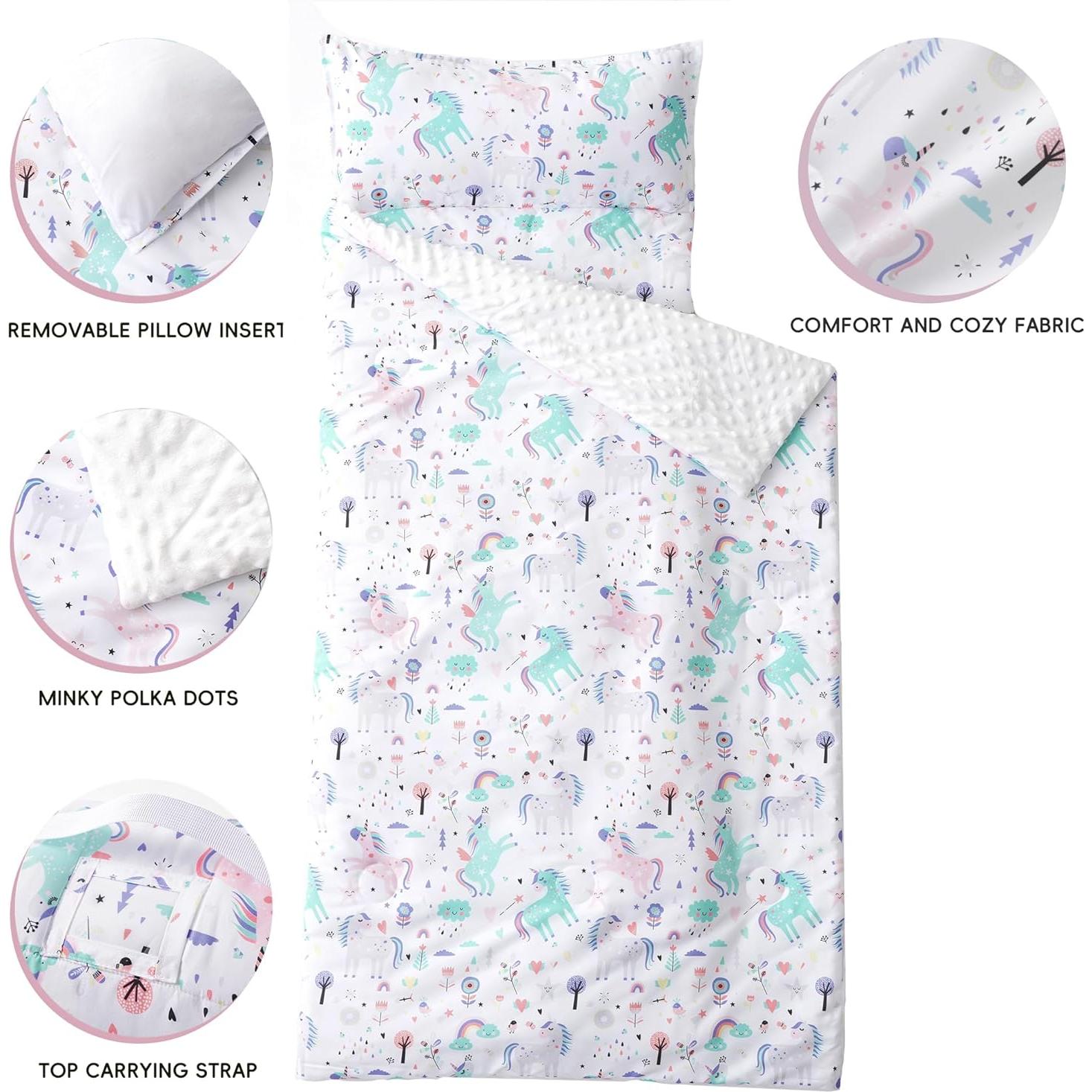 Esterita para Siesta Niños Bunnikins & Clover Unicornio 139.7x50.8cm