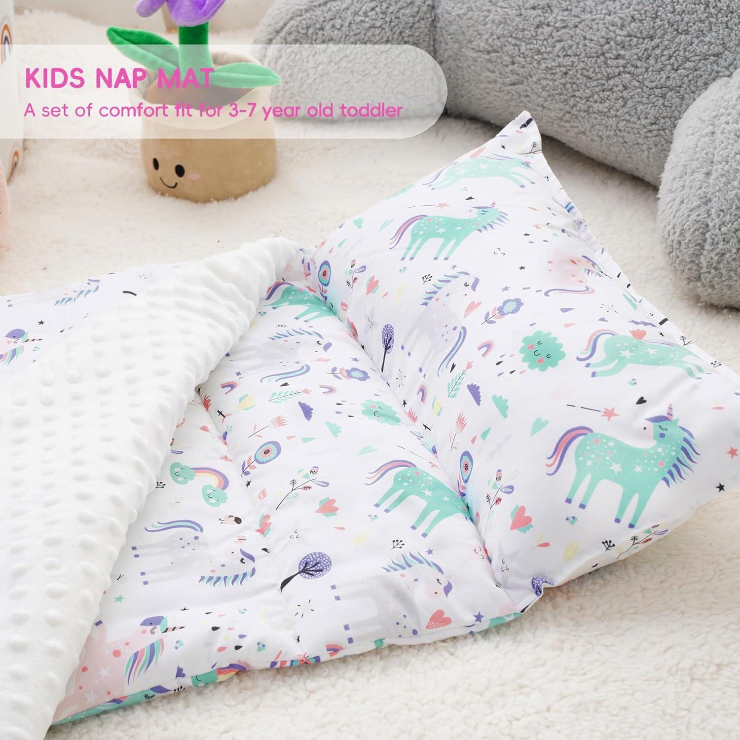 Esterita para Siesta Niños Bunnikins & Clover Unicornio 139.7x50.8cm