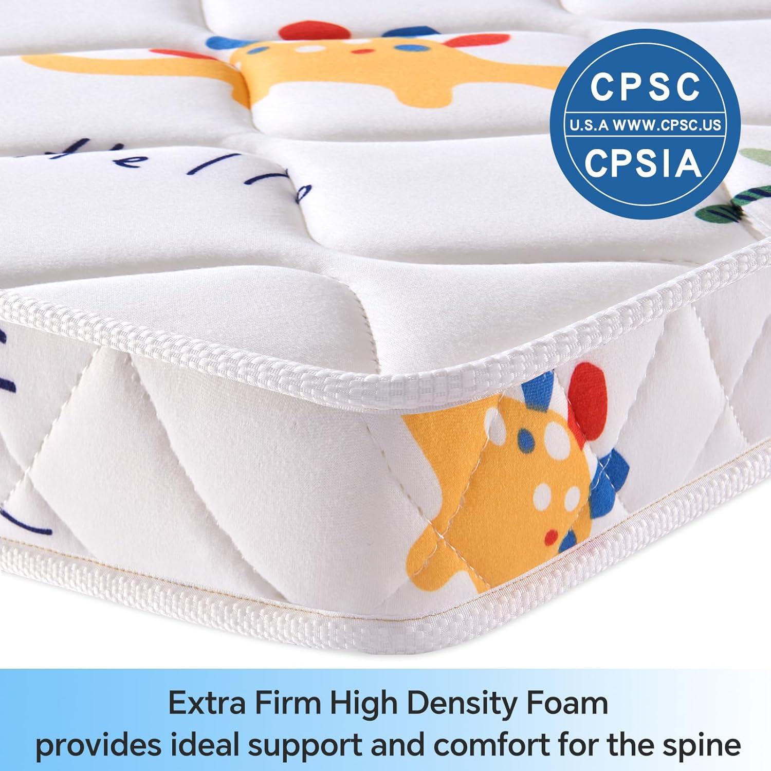 Colchón Pack and Play Lillibearas 96.5x66 cm Firme y Suave