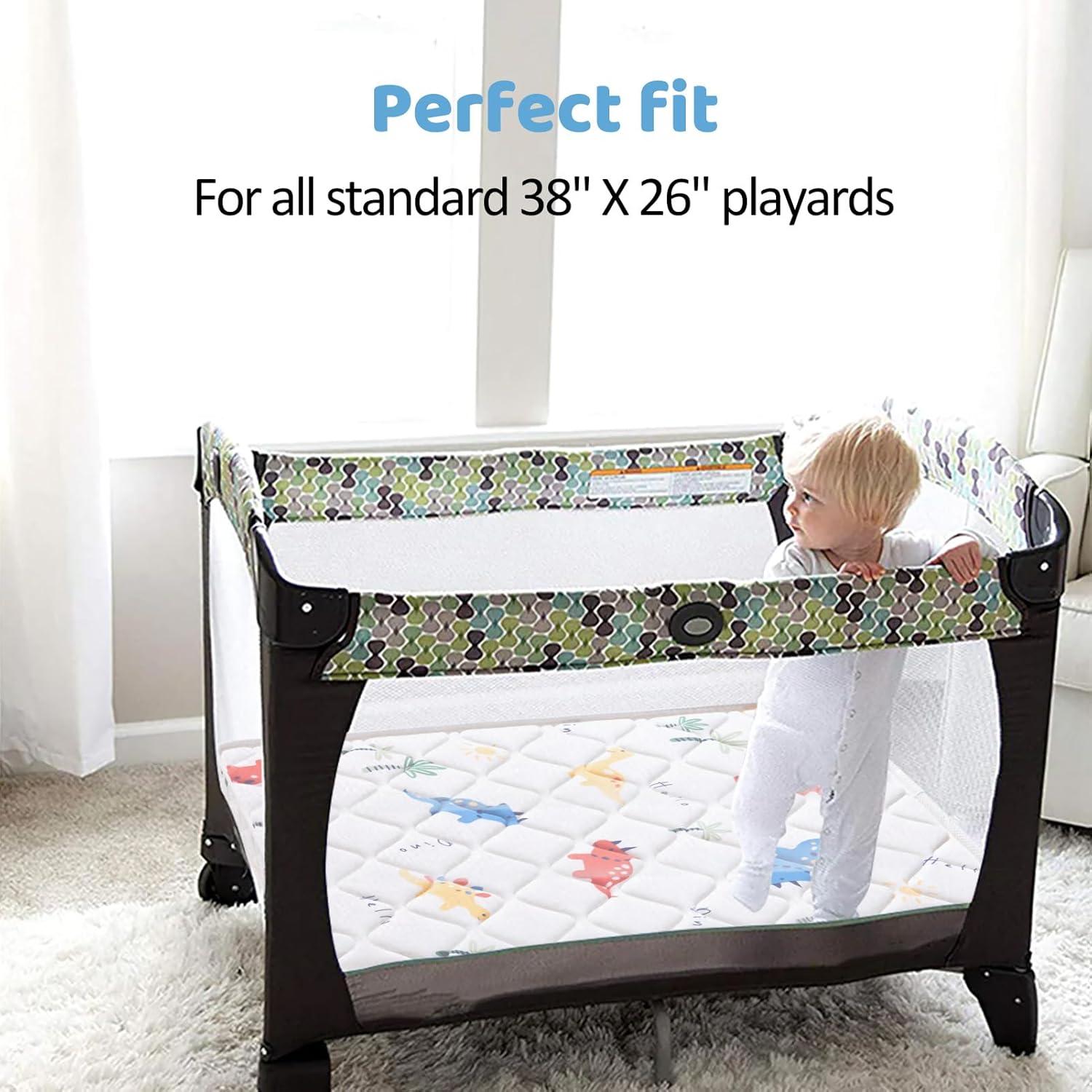 Colchón Pack and Play Lillibearas 96.5x66 cm Firme y Suave