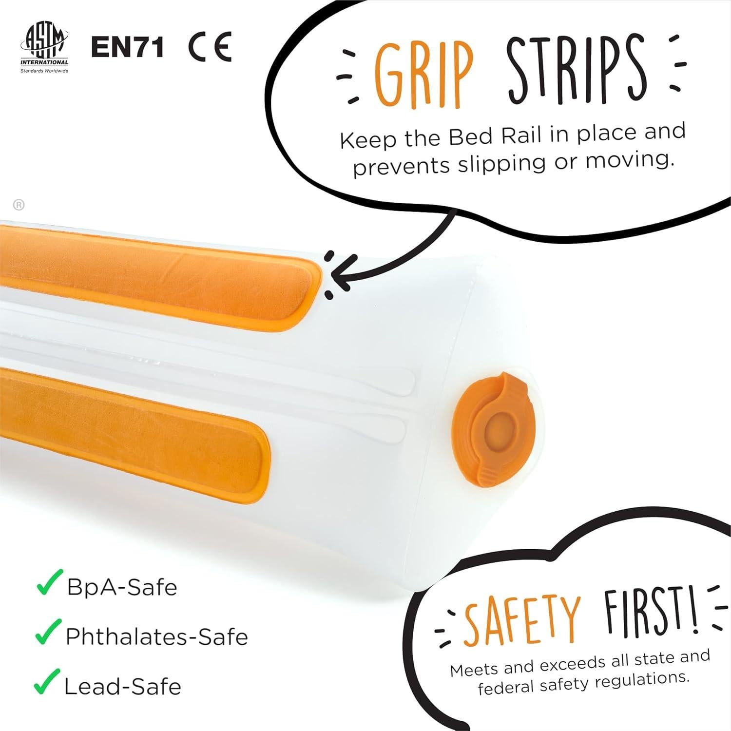 Barandilla Inflable para Cama Shrunks 2 Unidades Blanca