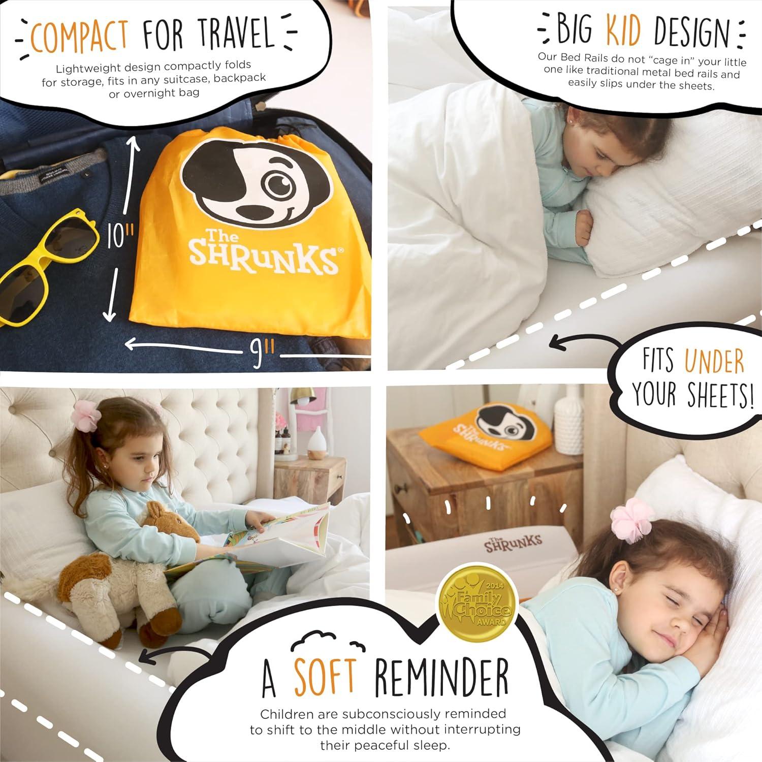 Barandilla Inflable para Cama Shrunks 2 Unidades Blanca