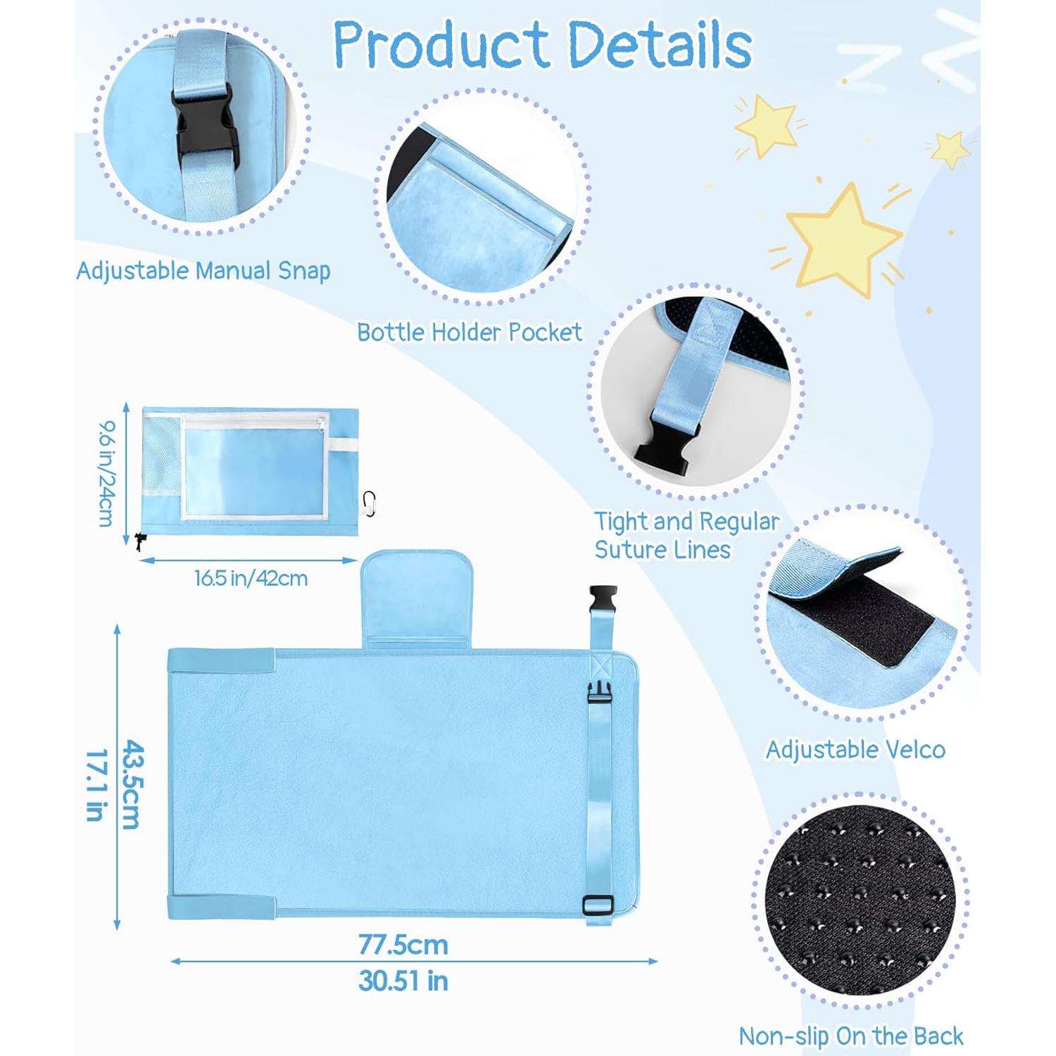 Cama de avión portátil Ravasen para niños 0.51 kg azul