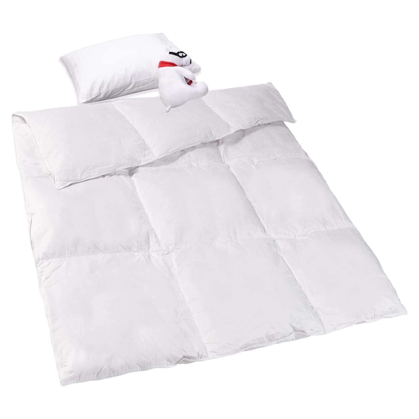 Edredón Hipoalergénico ZPECC para Niños 104x122 cm Plumas Ganso