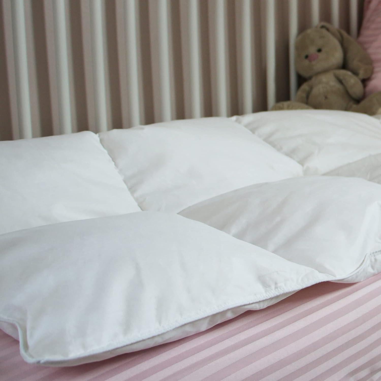 Edredón Hipoalergénico ZPECC para Niños 104x122 cm Plumas Ganso