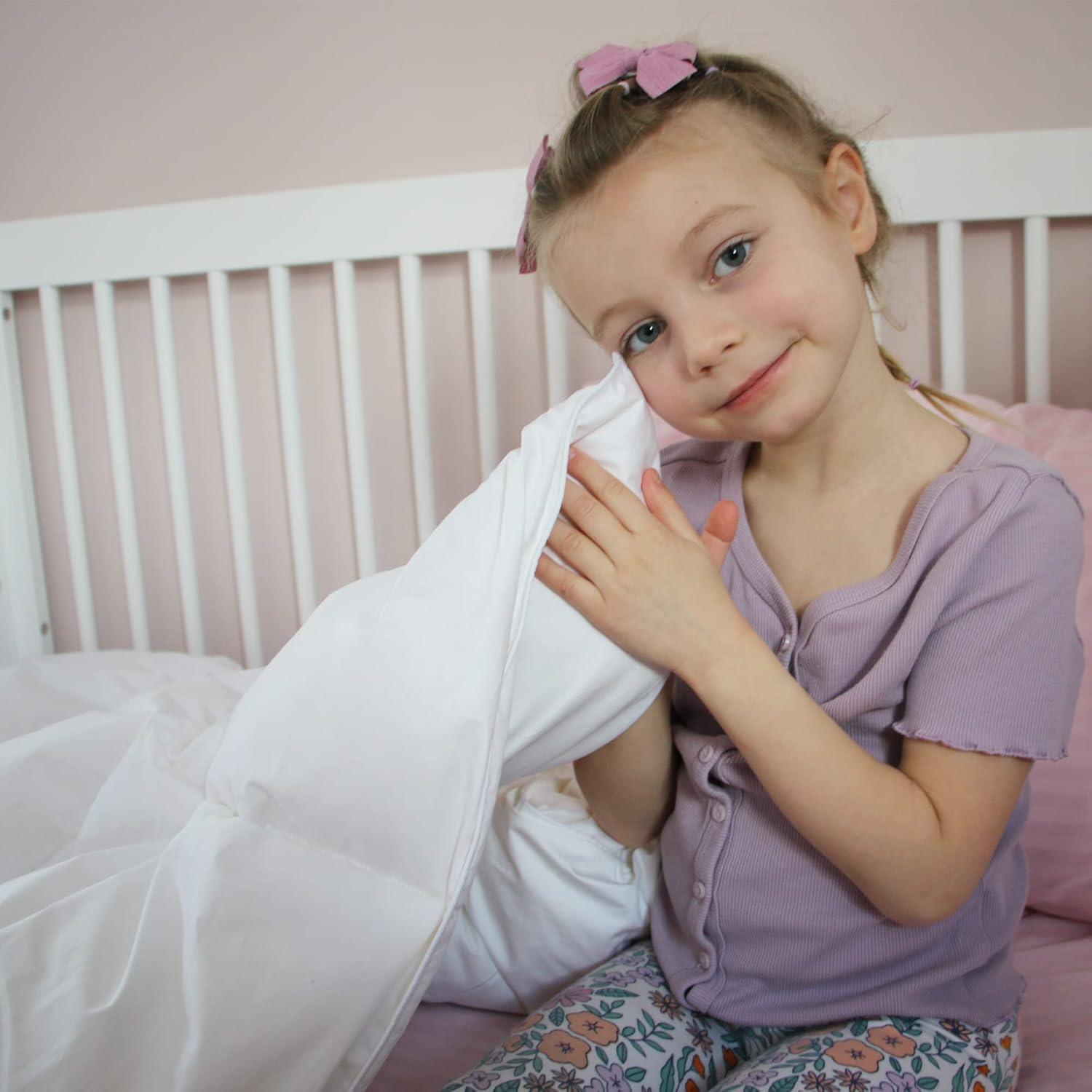 Edredón Hipoalergénico ZPECC para Niños 104x122 cm Plumas Ganso