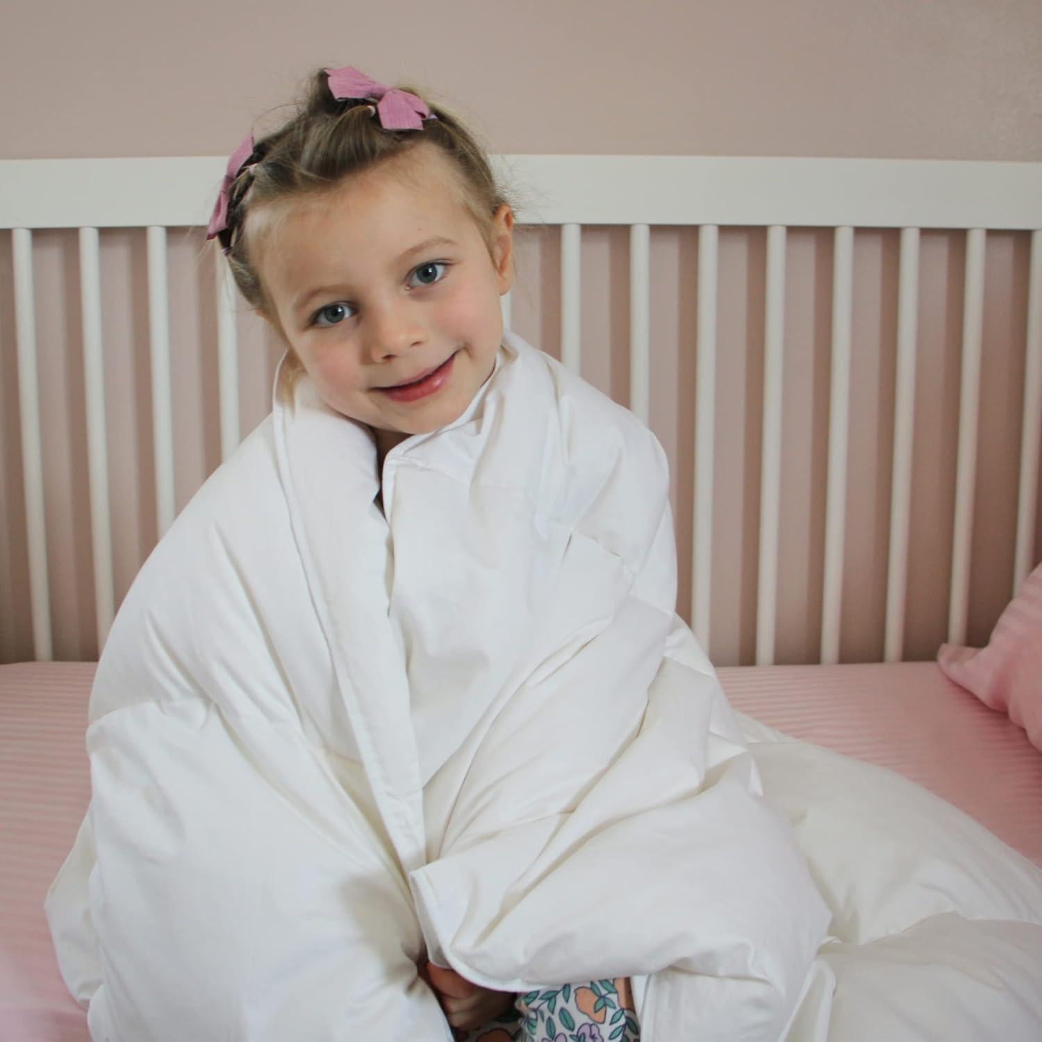 Edredón Hipoalergénico ZPECC para Niños 104x122 cm Plumas Ganso