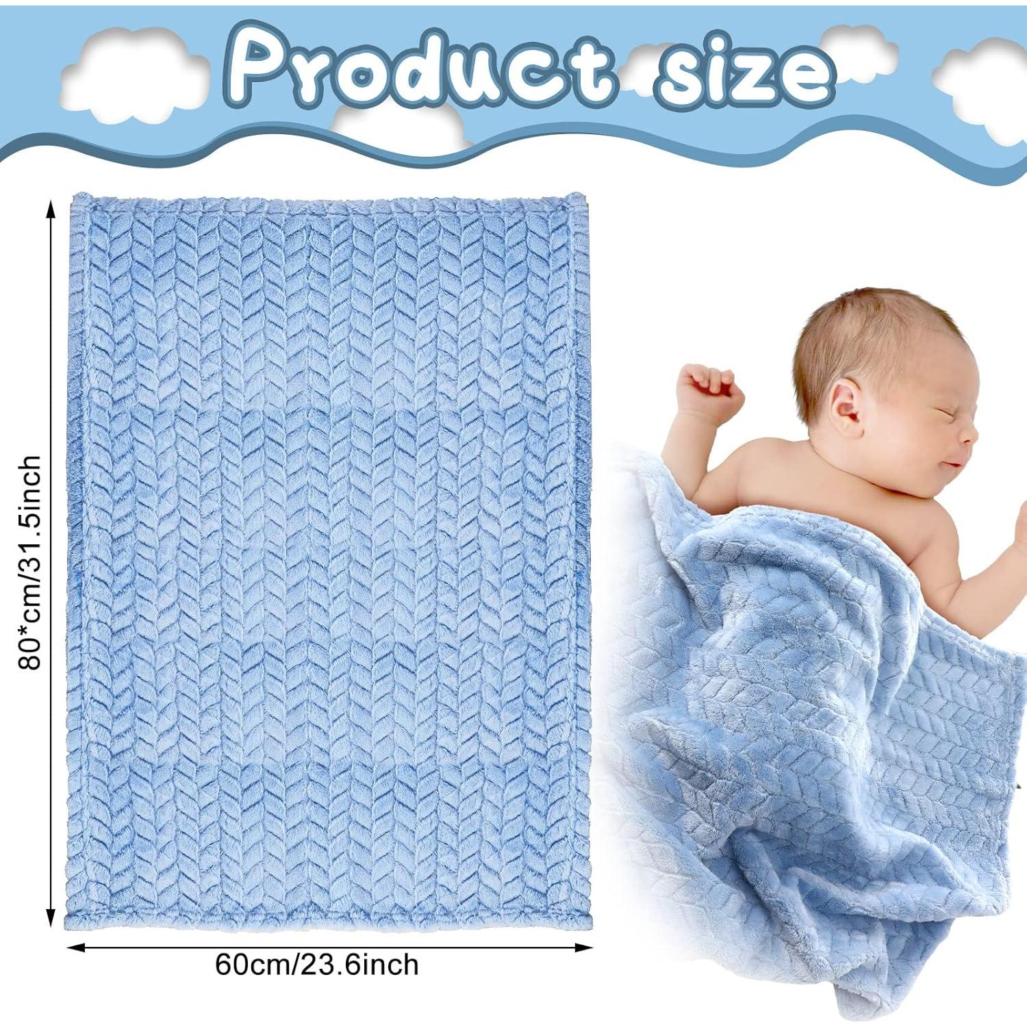 Manta Suave para Bebé Frienda 4 Pcs 81x61 cm Color Elegante