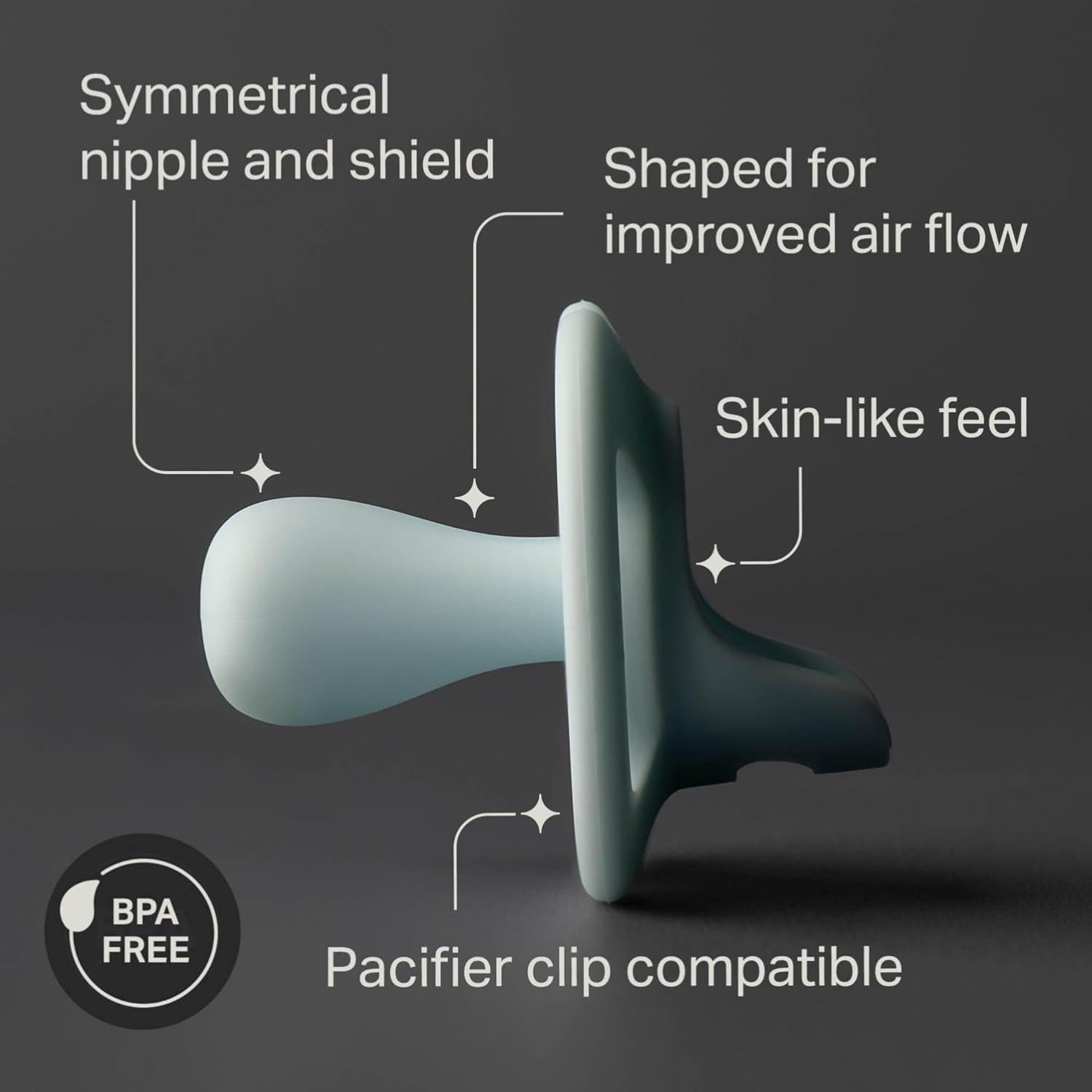 Chupete Ultra-Ligero Tommee Tippee 0-6m Silicona 4 Piezas