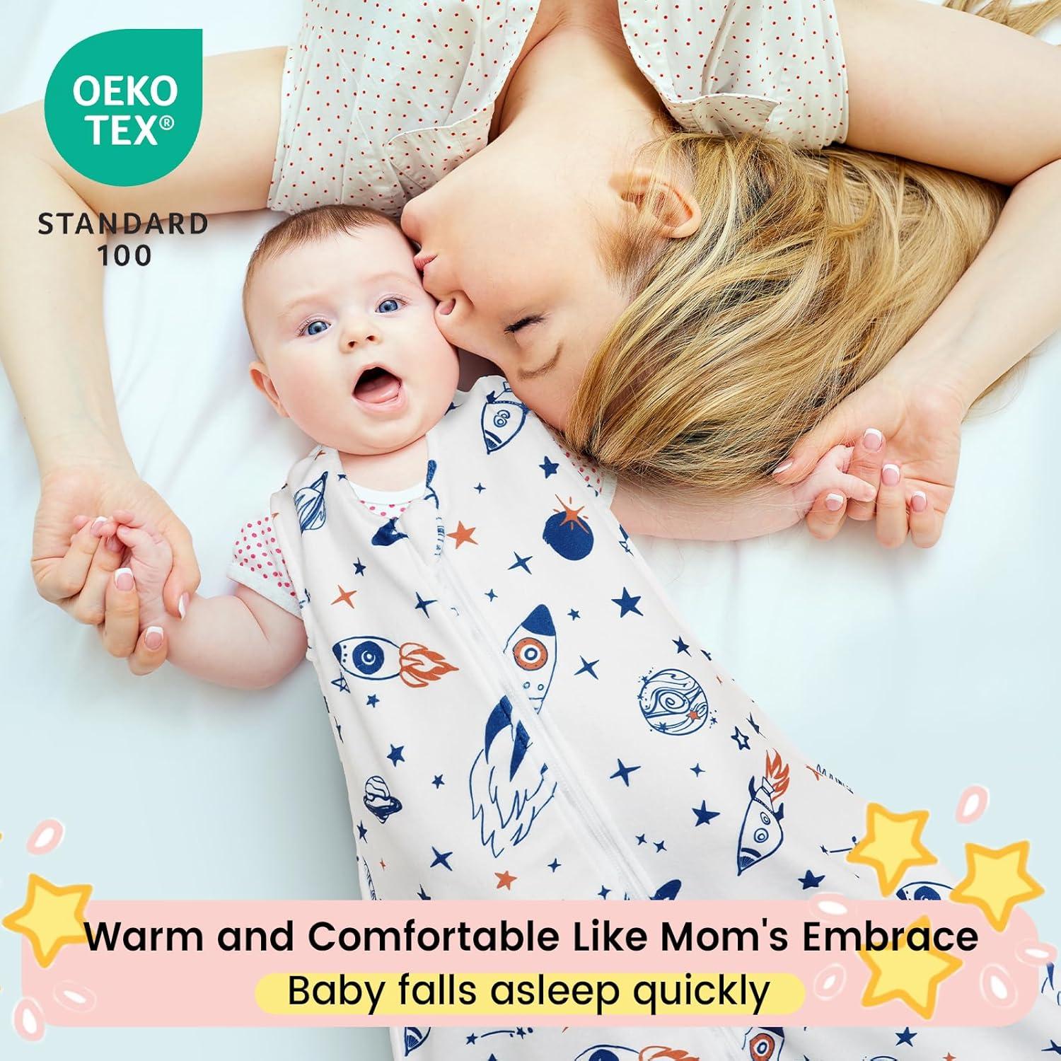 Saco de Dormir David para Bebés 0-6 Meses Micro Forro Polar