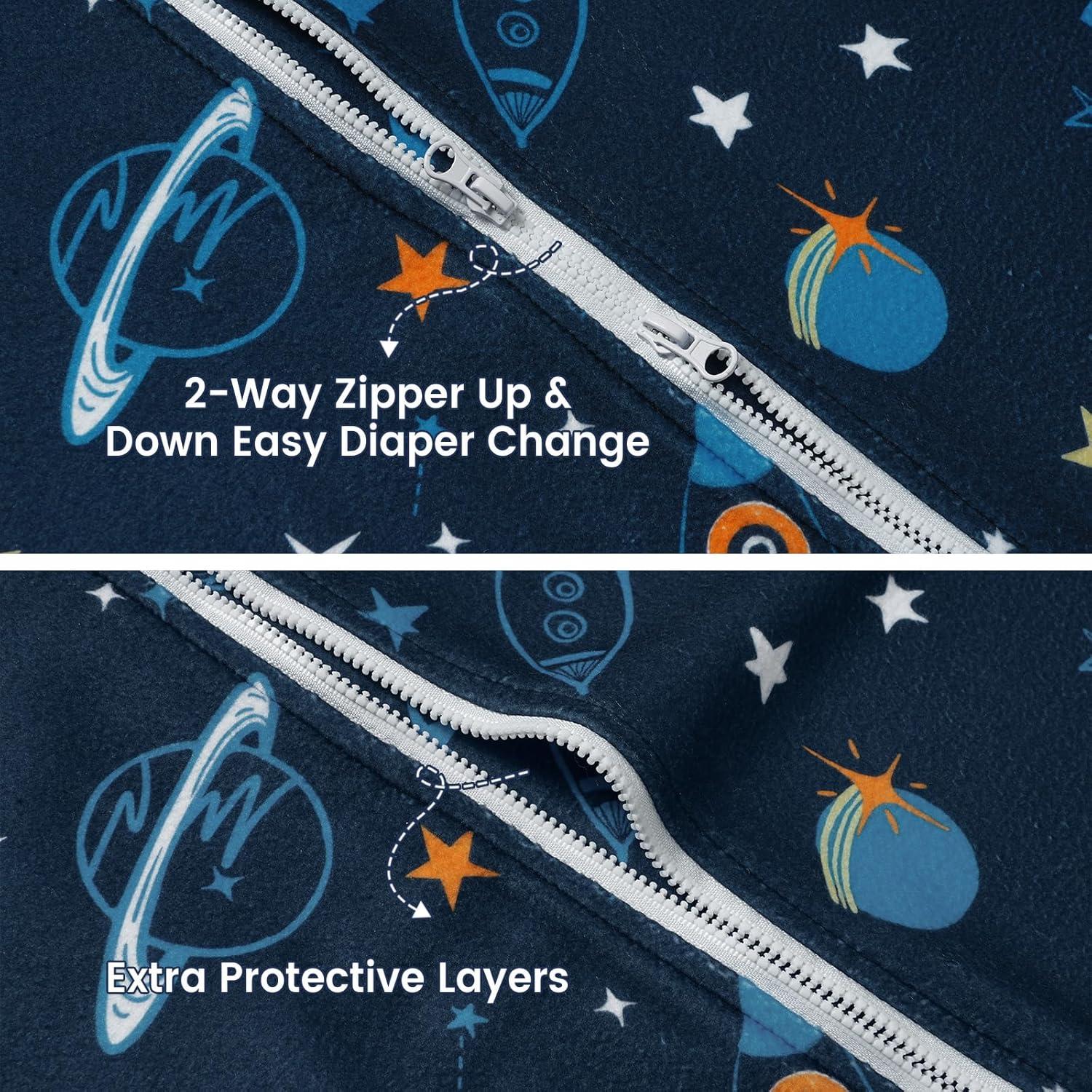 Saco de Dormir David para Bebés 0-6 Meses Micro Forro Polar